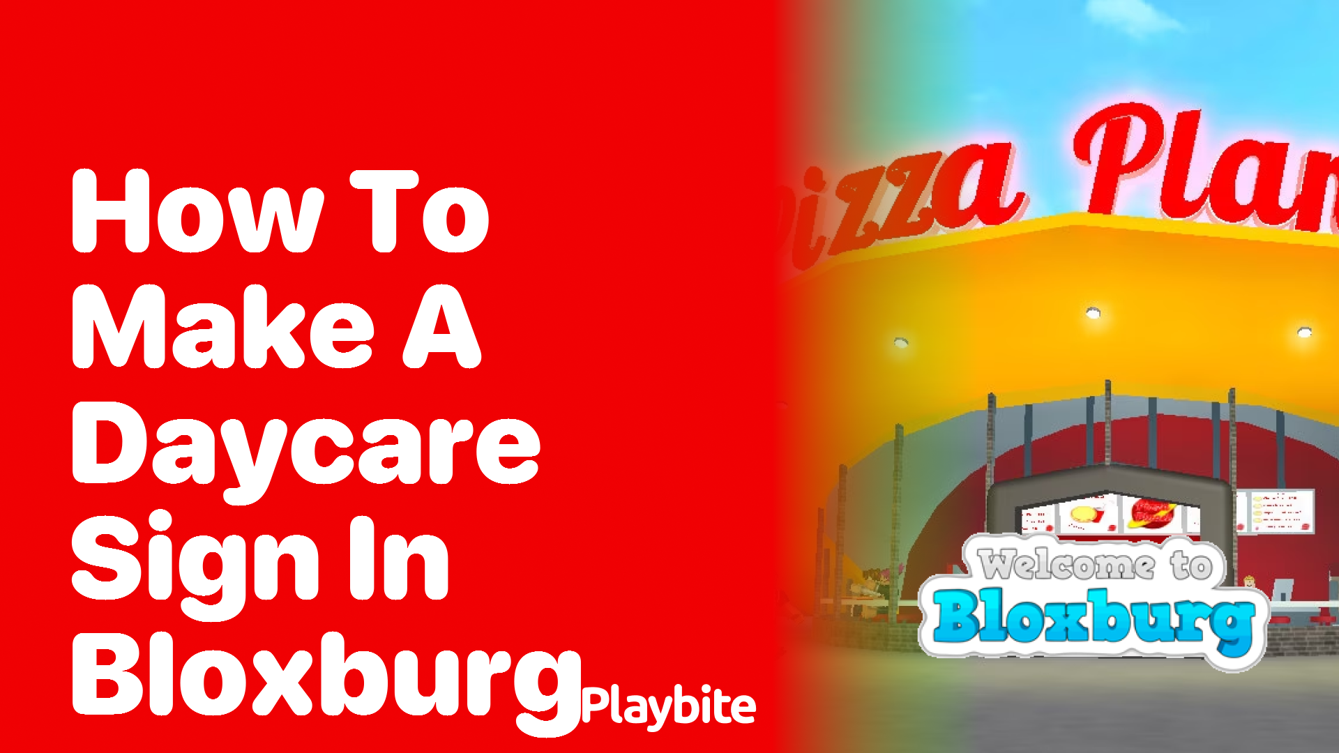 How to Make a Daycare Sign in Bloxburg