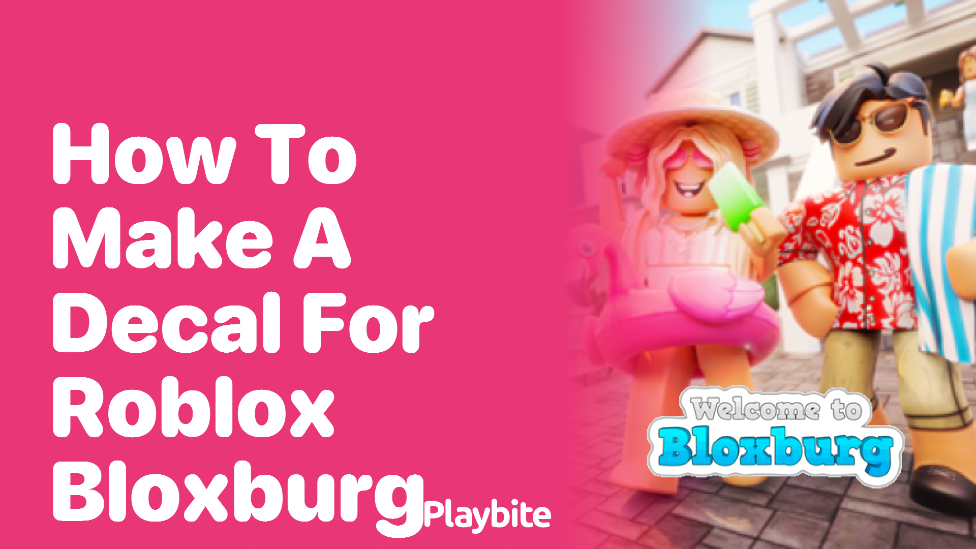 How to Make a Decal for Roblox Bloxburg