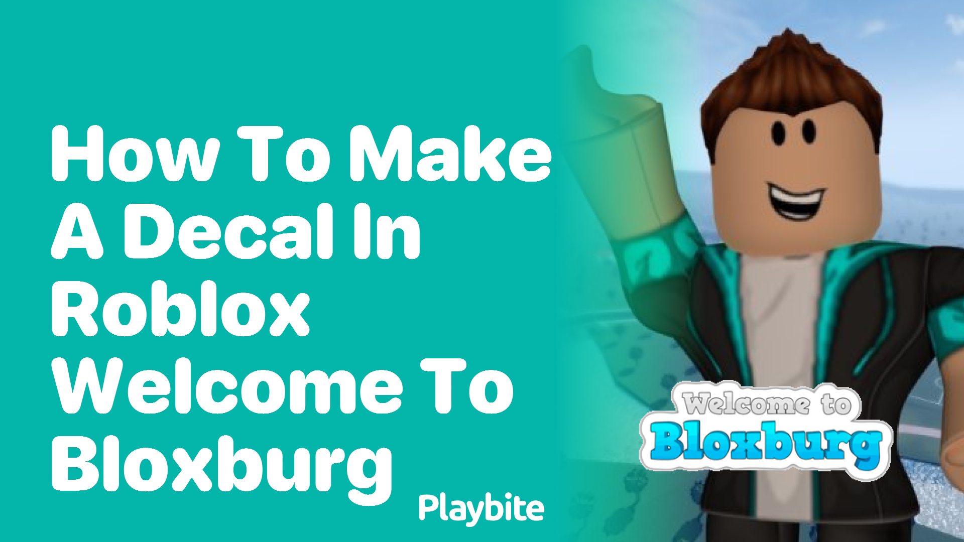 How to Make a Decal in Roblox Welcome to Bloxburg