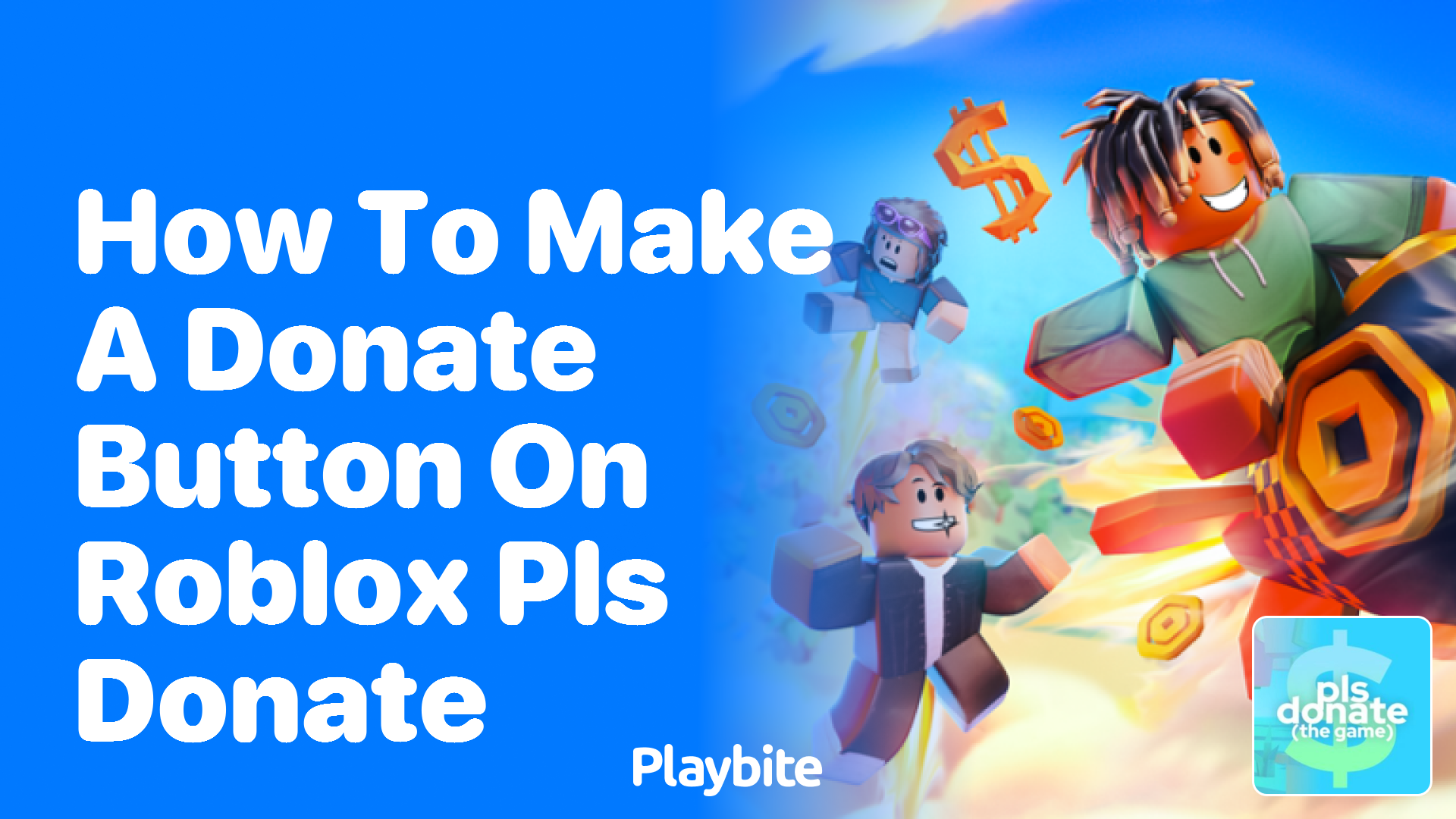 How to Make a Donate Button on Roblox PLS DONATE