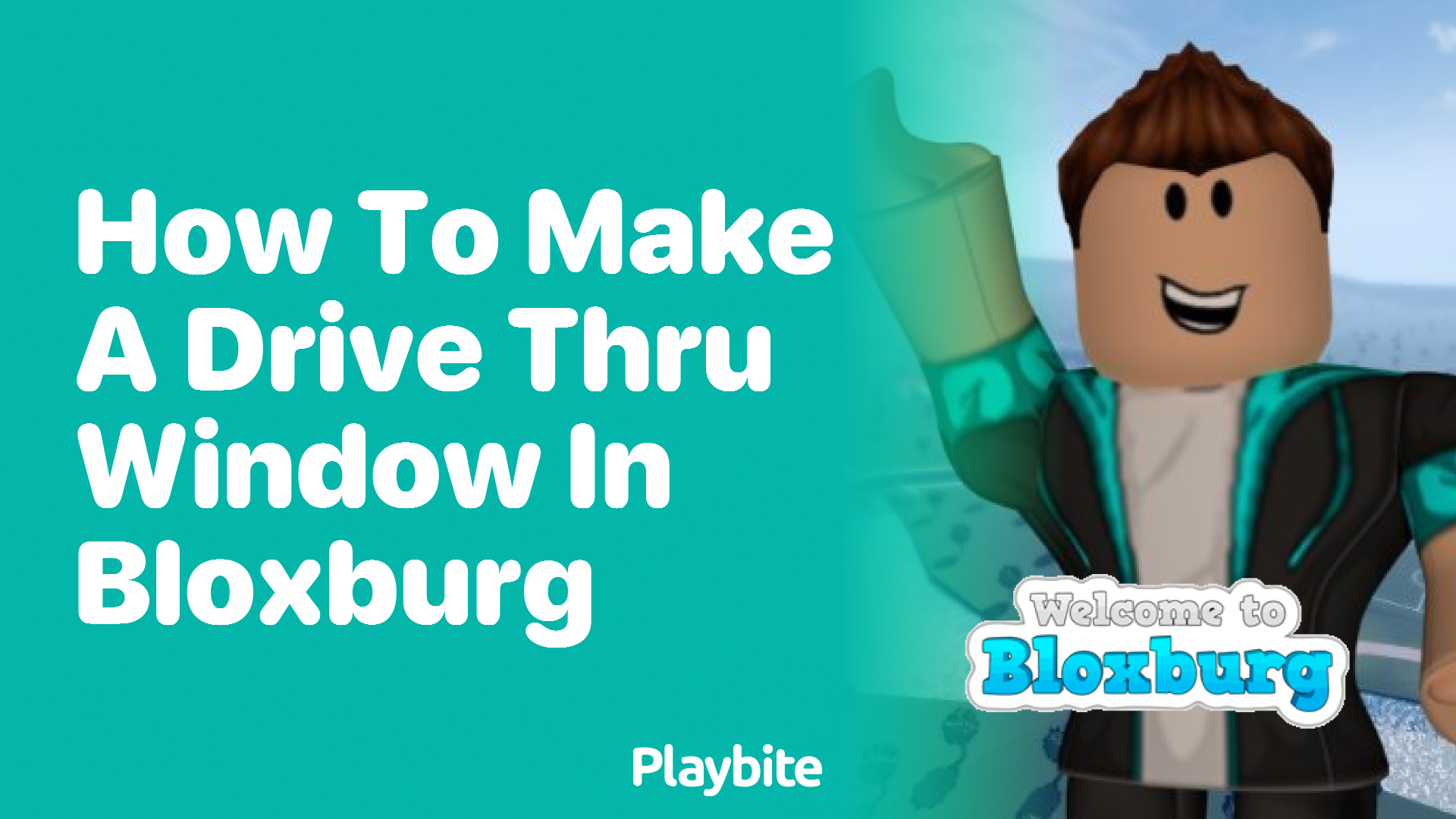 How to Make a Drive-Thru Window in Bloxburg