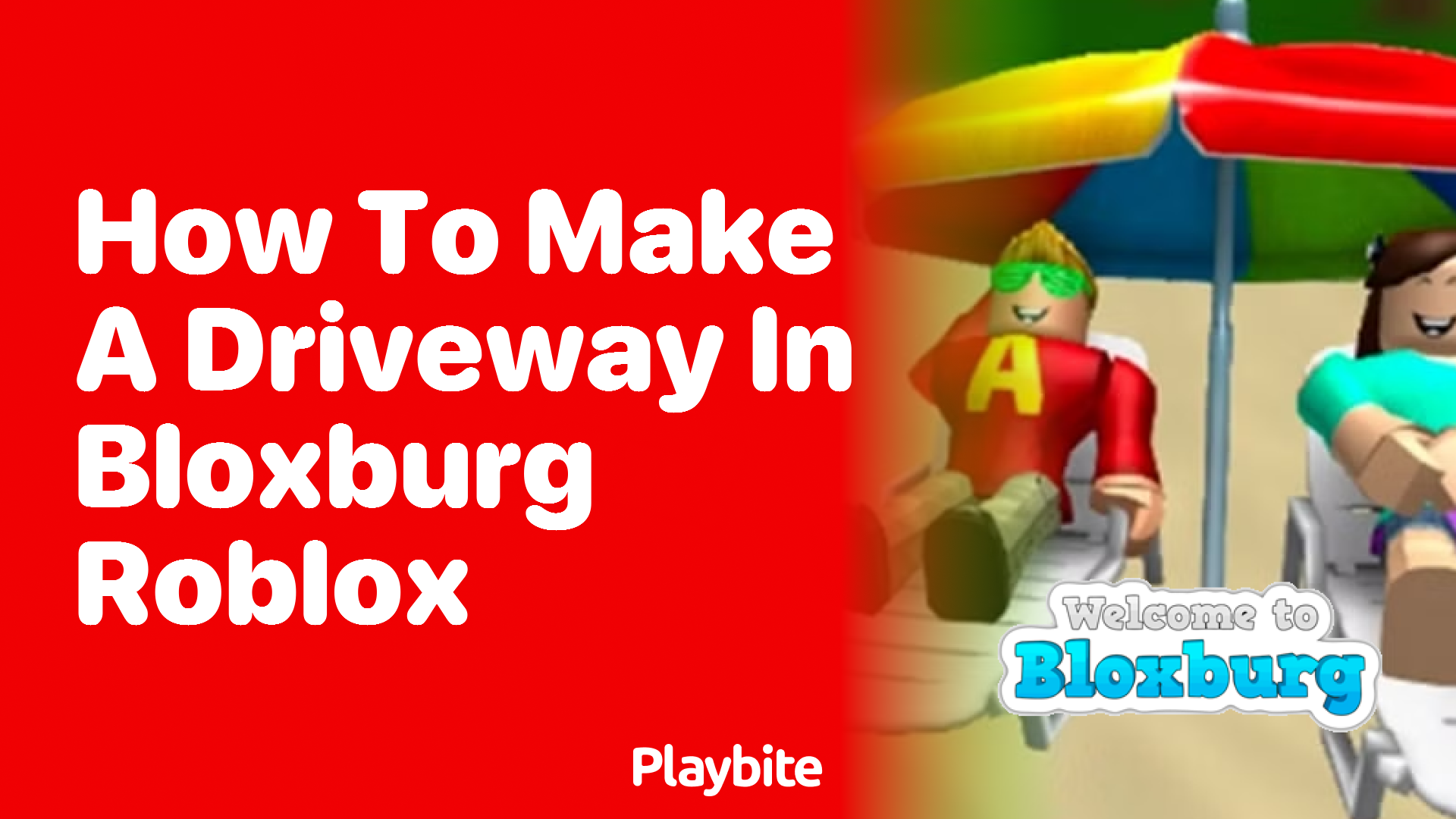 How to Make a Driveway in Bloxburg Roblox