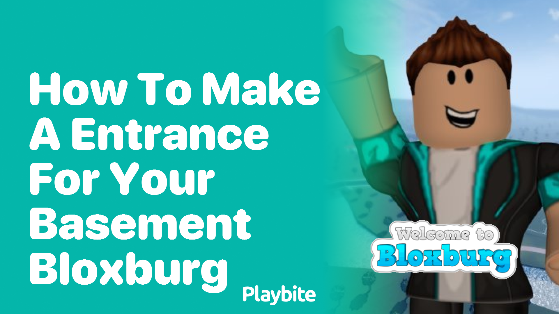 How to Make an Entrance for Your Basement in Bloxburg