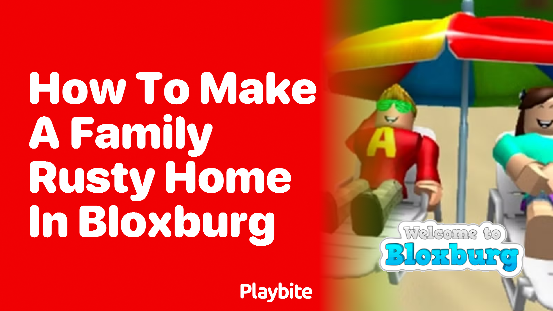 How to Make a Family Rusty Home in Bloxburg