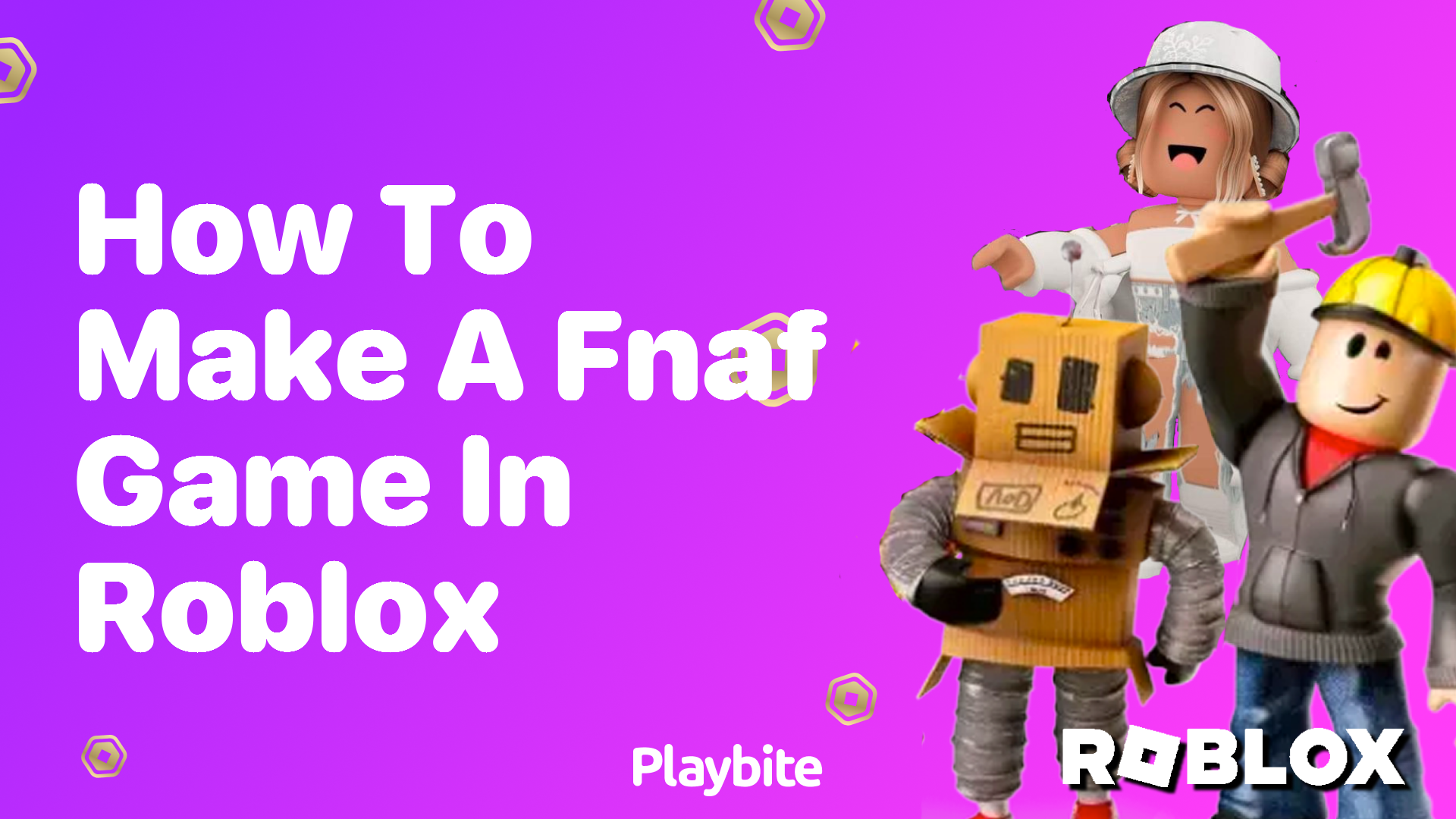 How to Make a FNAF Game in Roblox - Playbite