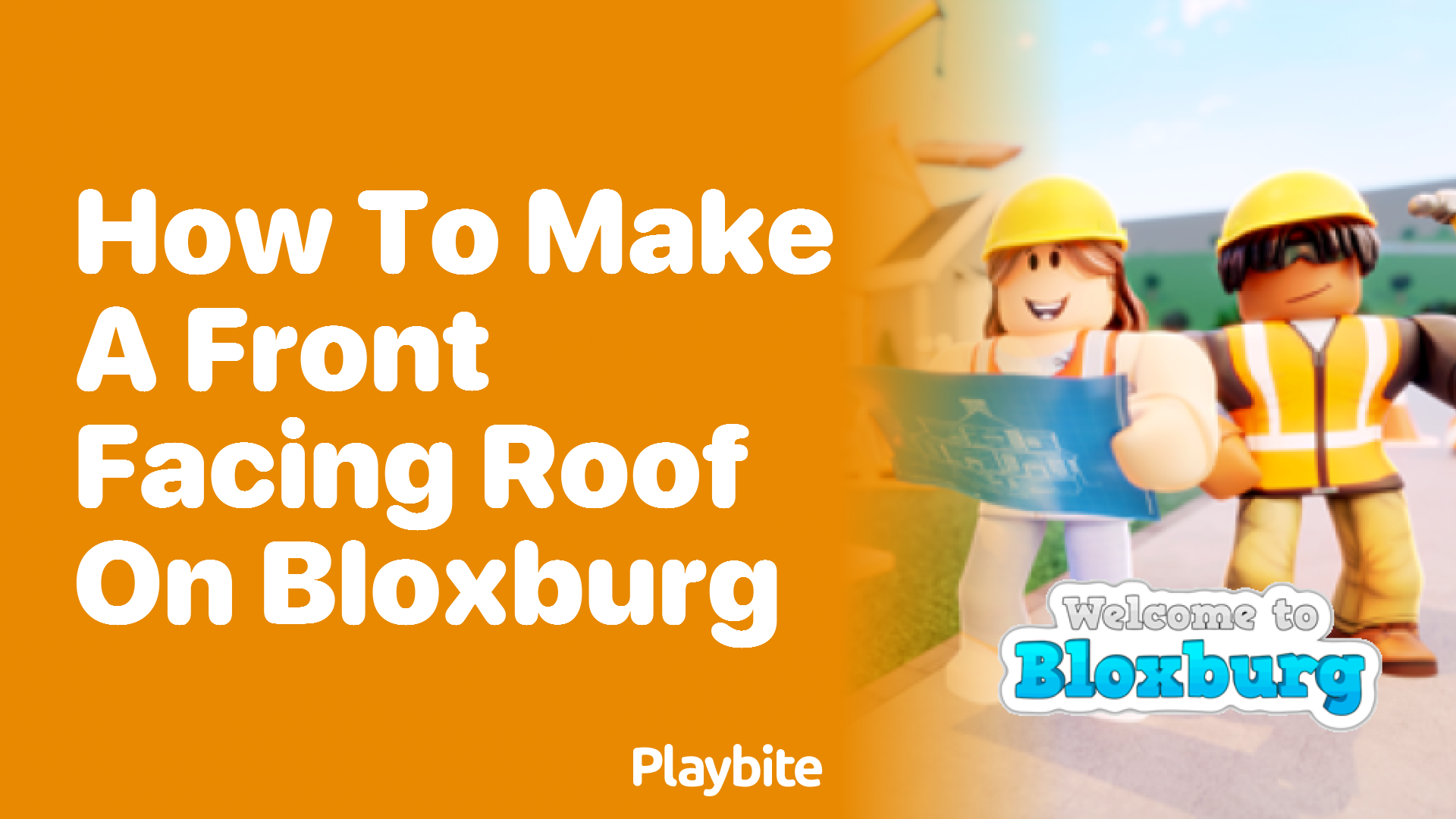 How to Make a Front Facing Roof on Bloxburg