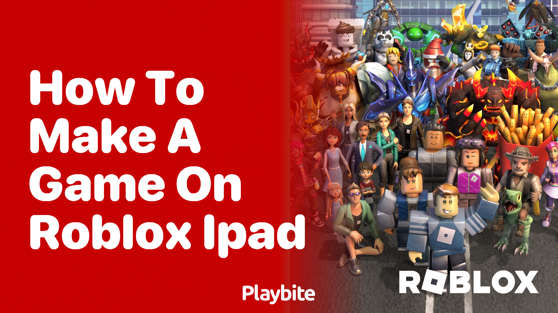 How to Make a Game on Roblox Using an iPad - Playbite