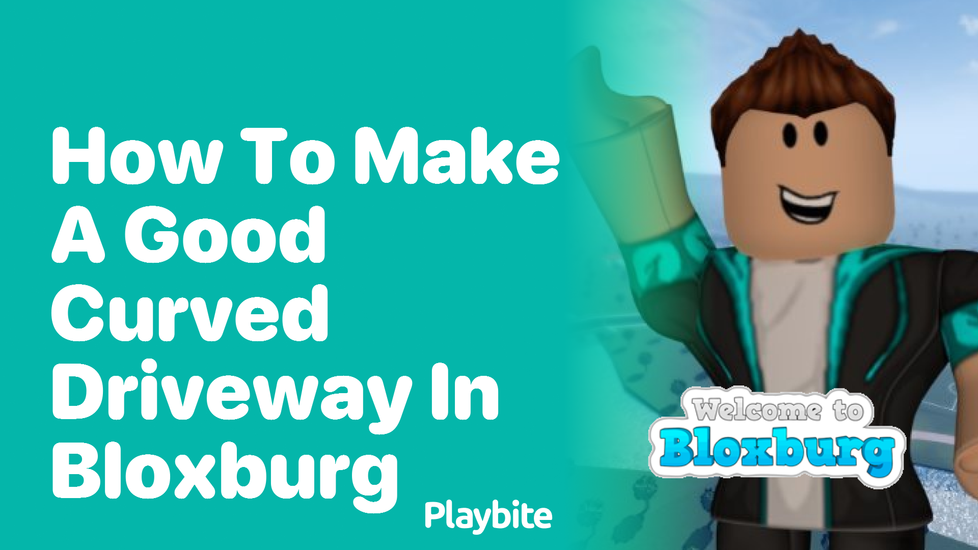 How to Make a Good Curved Driveway in Bloxburg