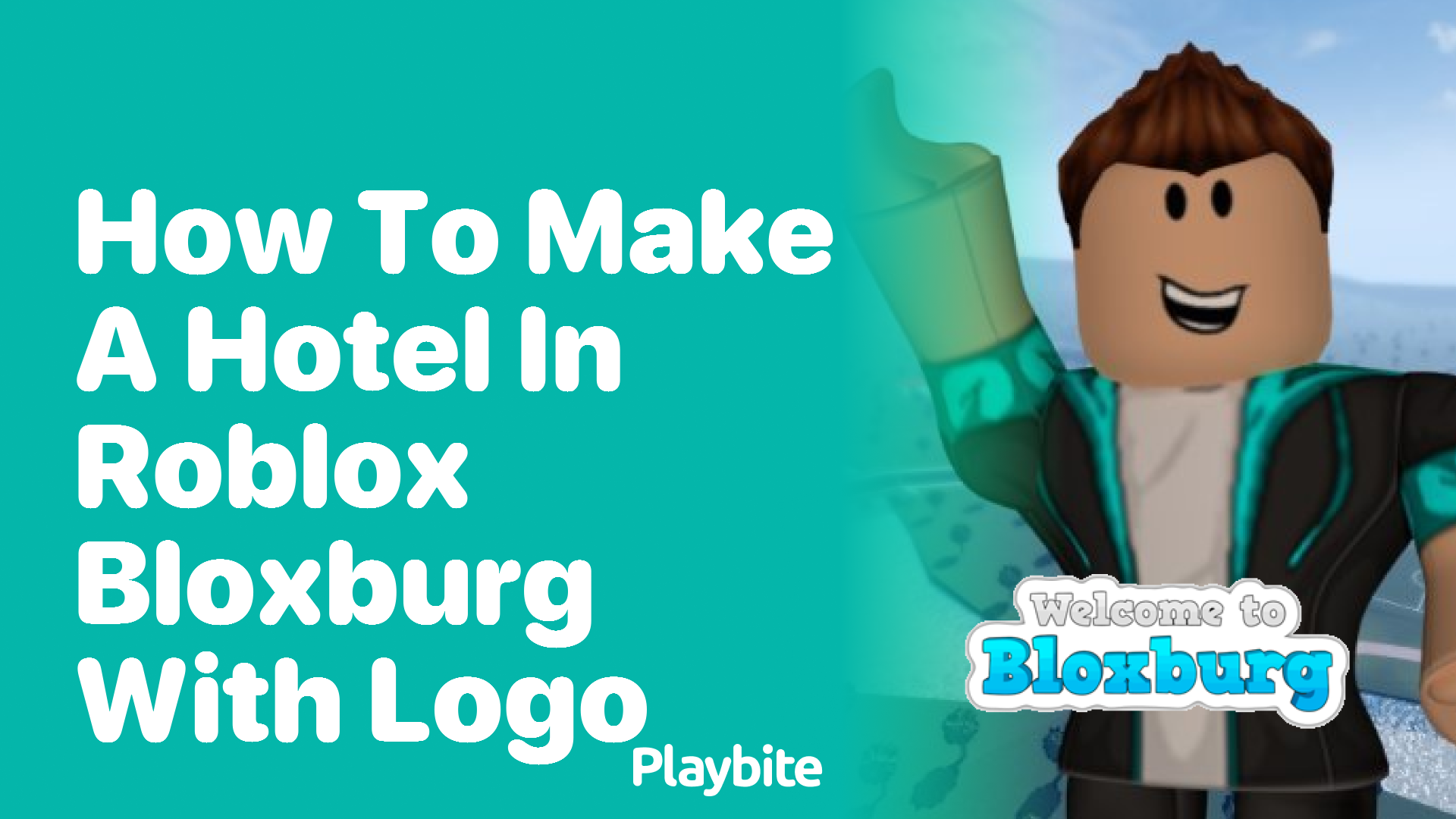 How to Make a Hotel in Roblox Bloxburg with a Logo