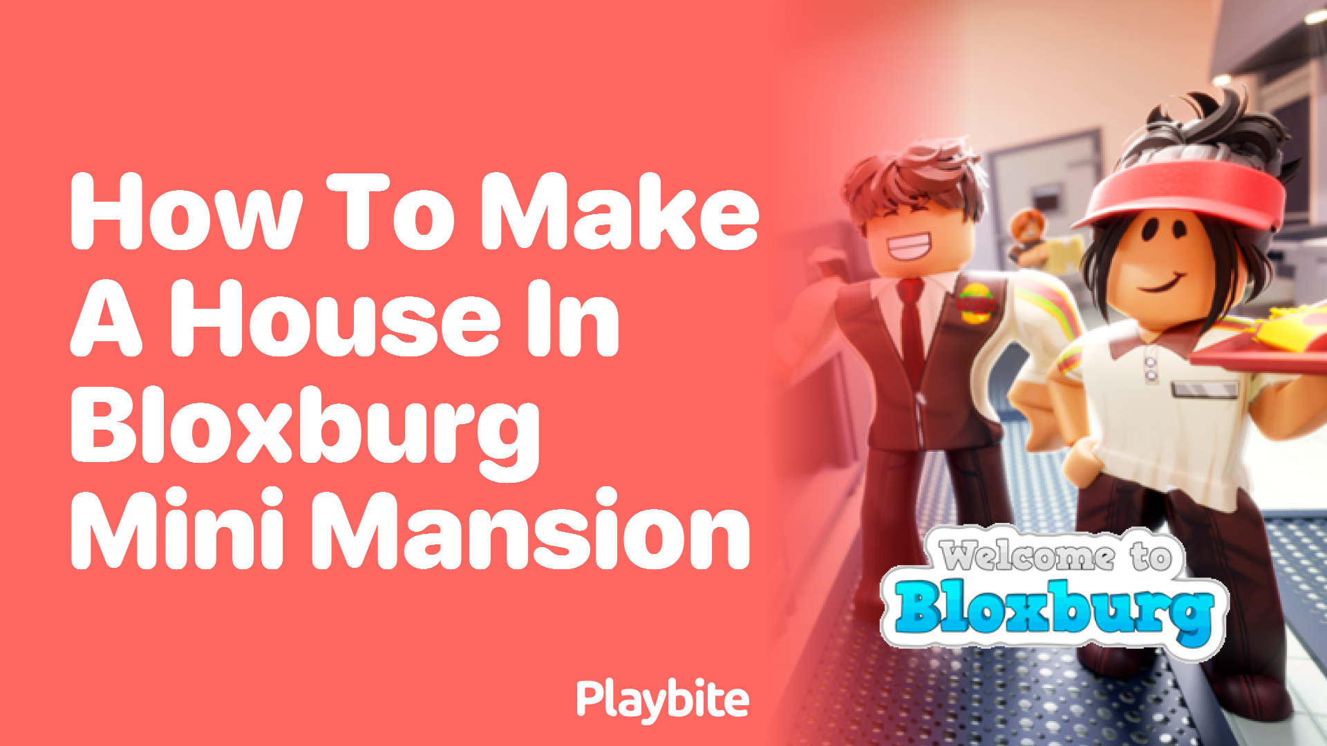 How to Make a House in Bloxburg Mini Mansion