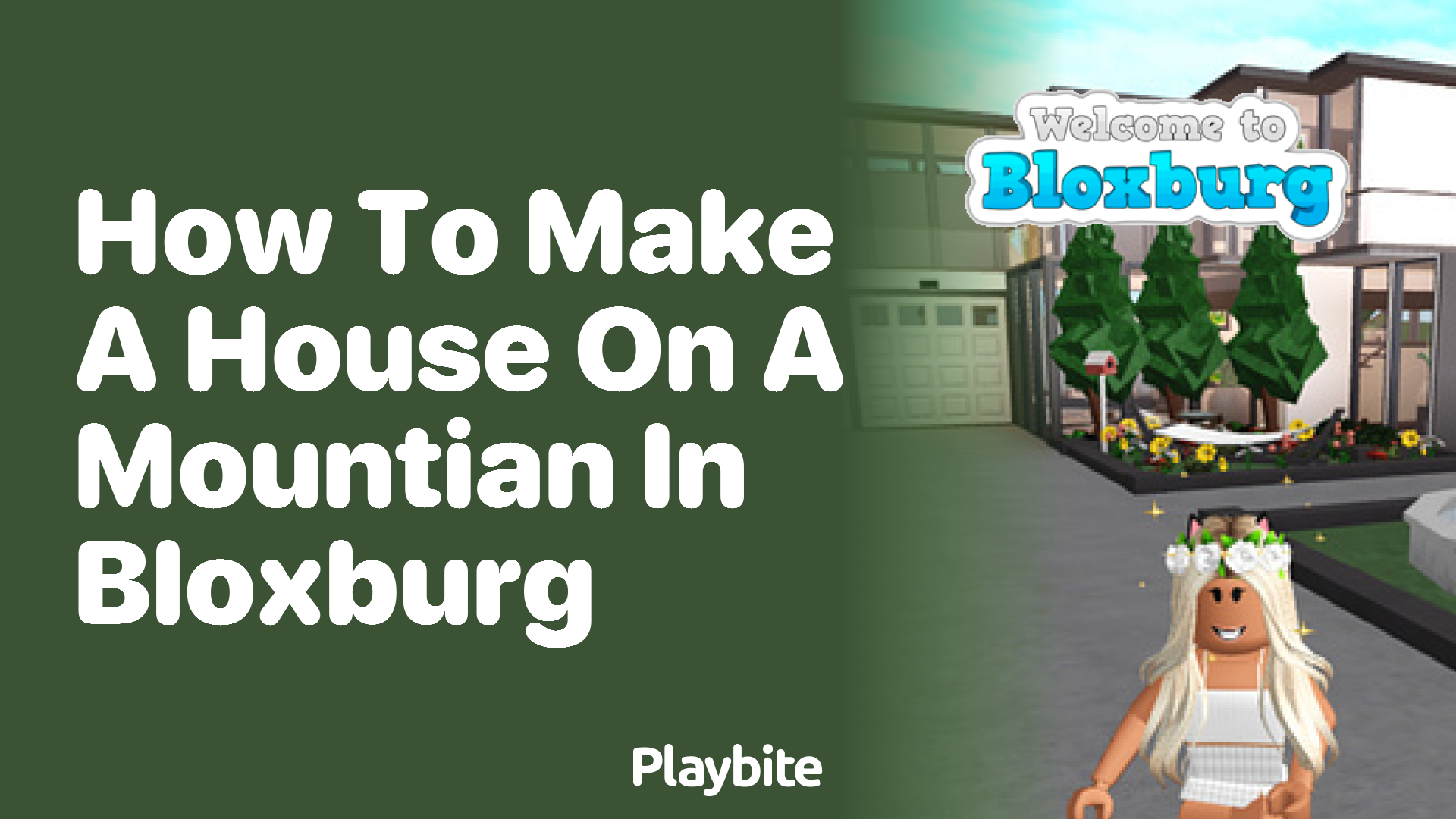 How to Make a House on a Mountain in Bloxburg