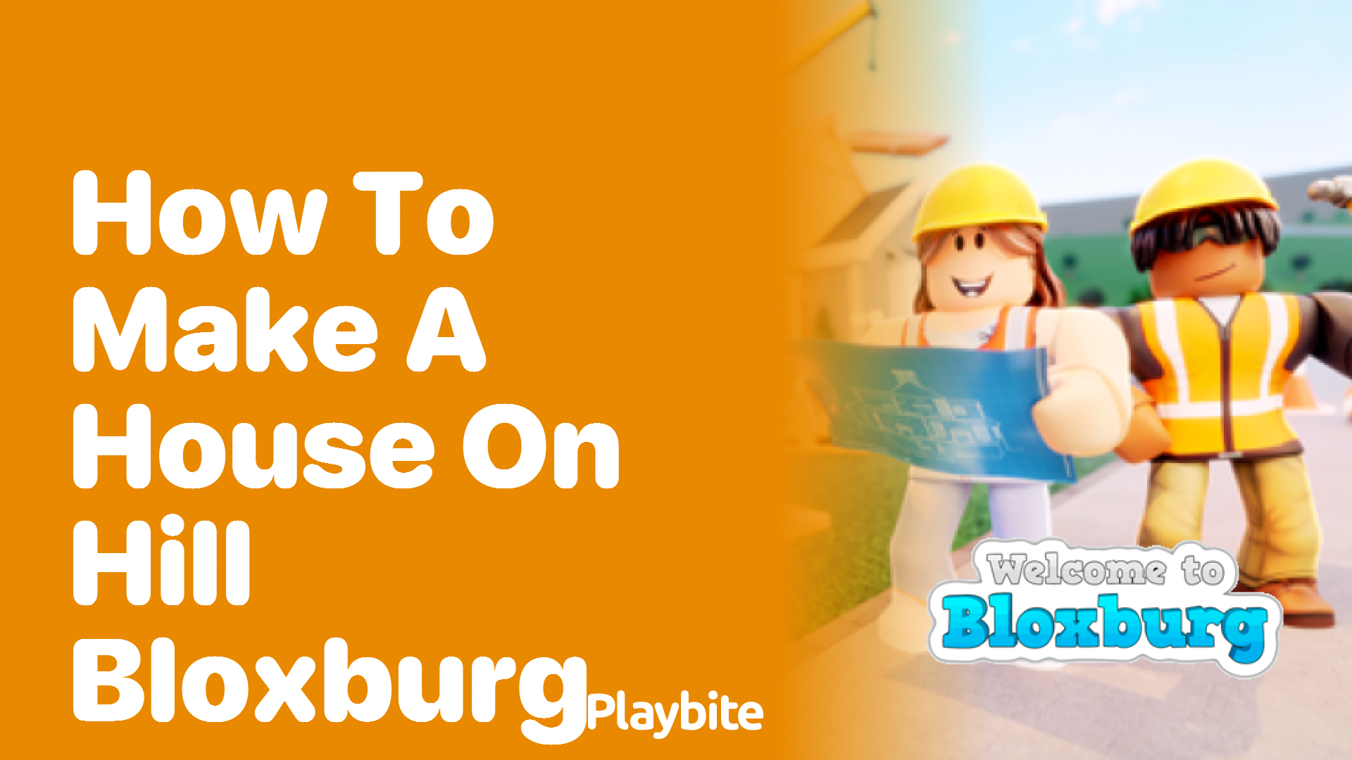 How to Make a House on a Hill in Bloxburg