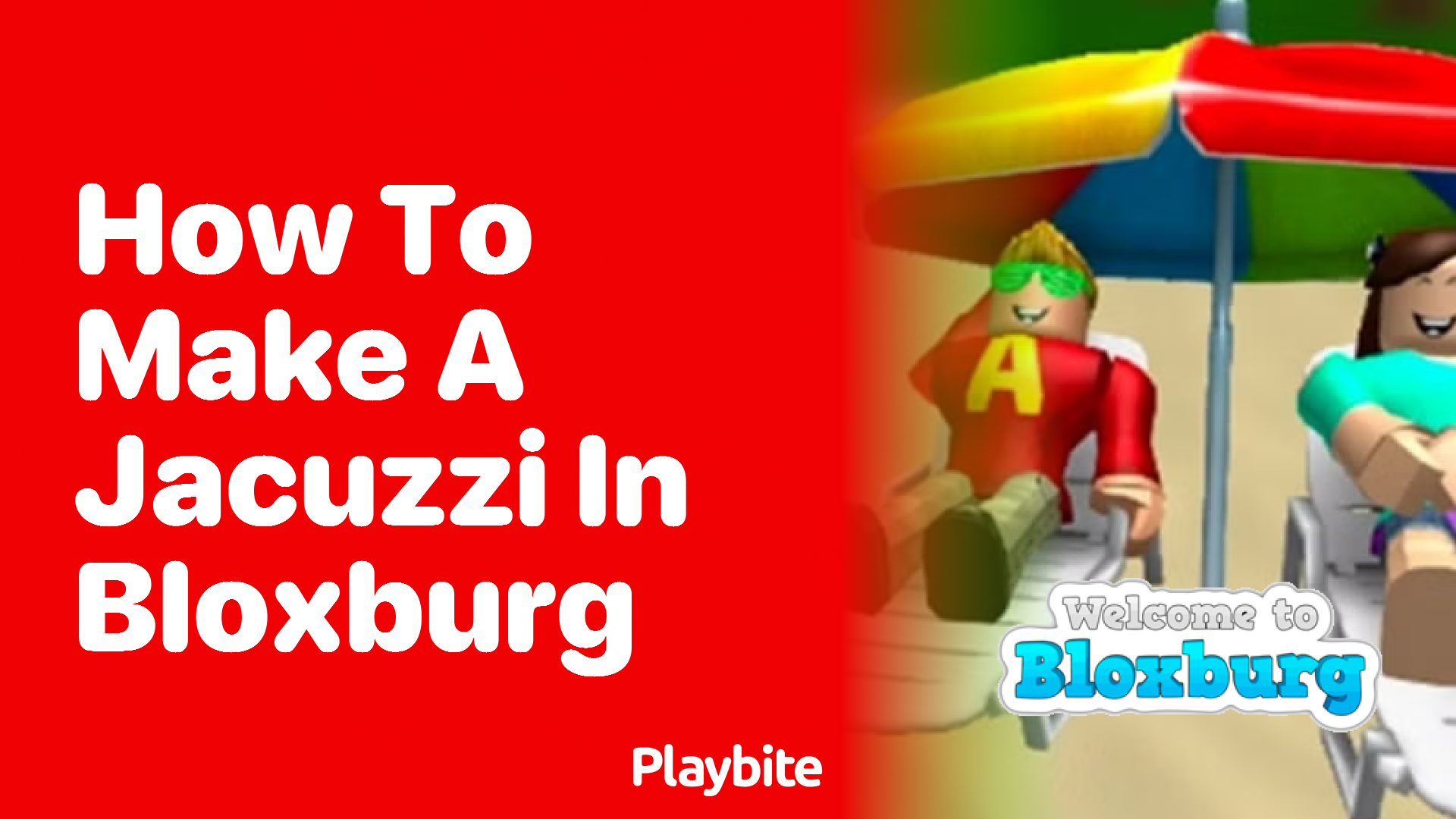 How to Make a Jacuzzi in Bloxburg