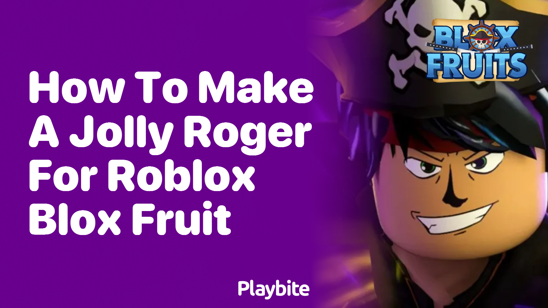 How to Make a Jolly Roger for Roblox Blox Fruit