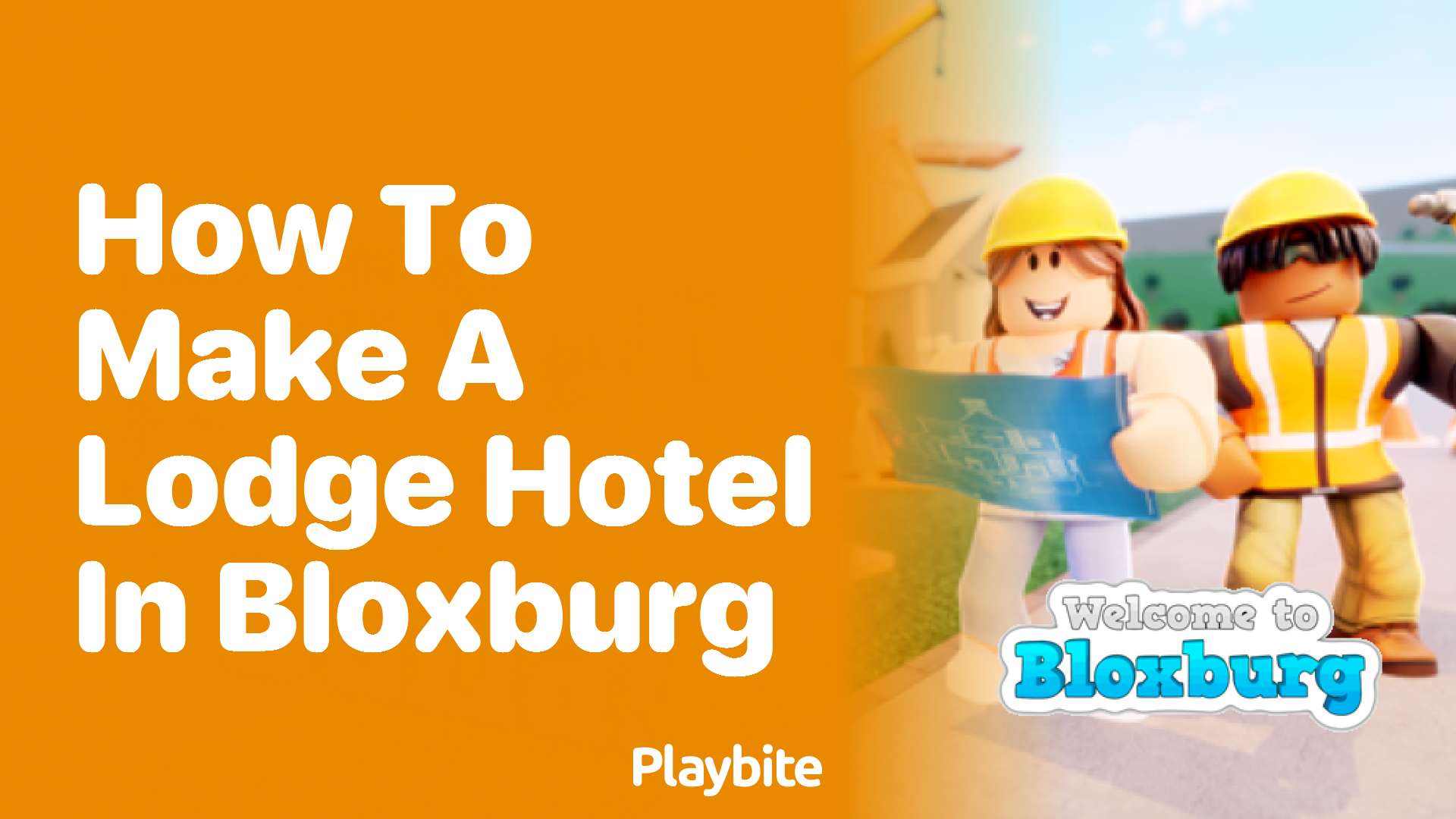 How to Make a Lodge Hotel in Bloxburg