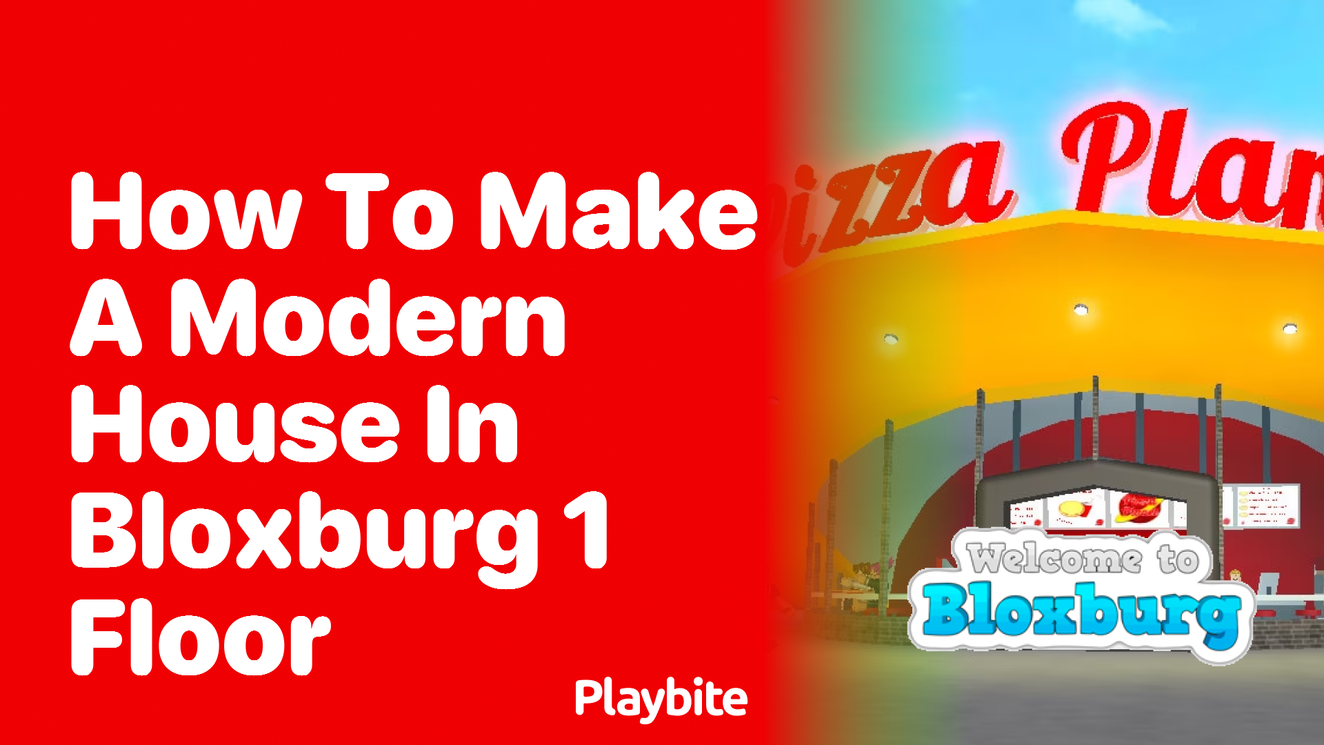 How to Make a Modern House in Bloxburg with Just 1 Floor