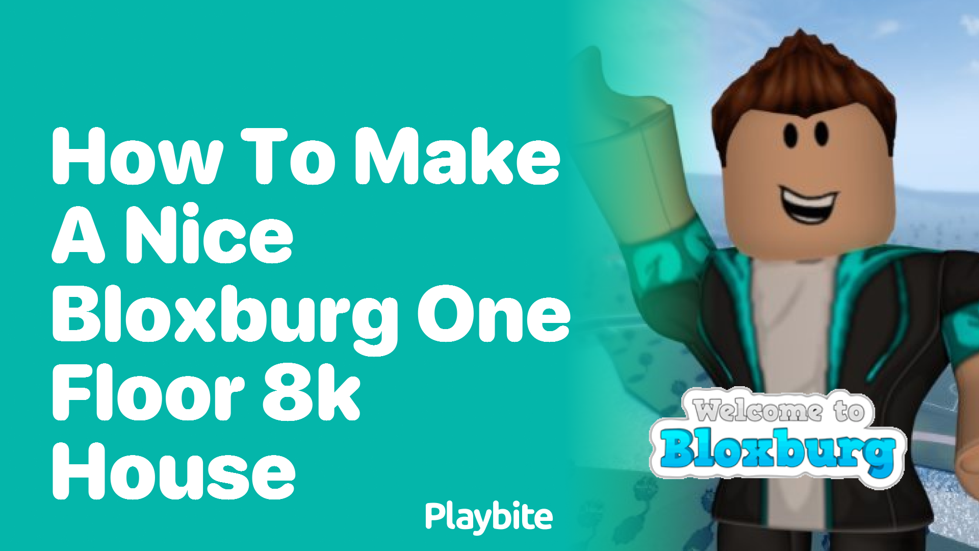 How to Make a Nice Bloxburg One Floor 8K House