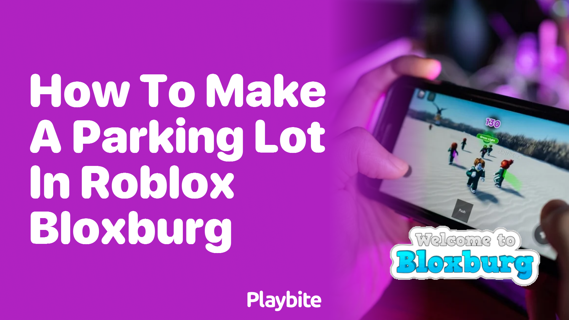 How to Make a Parking Lot in Roblox Bloxburg - Playbite