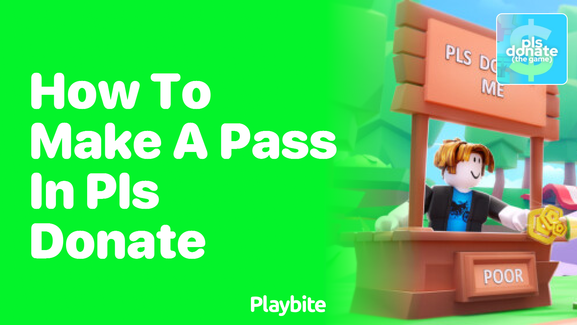 How to Make a Pass in PLS DONATE