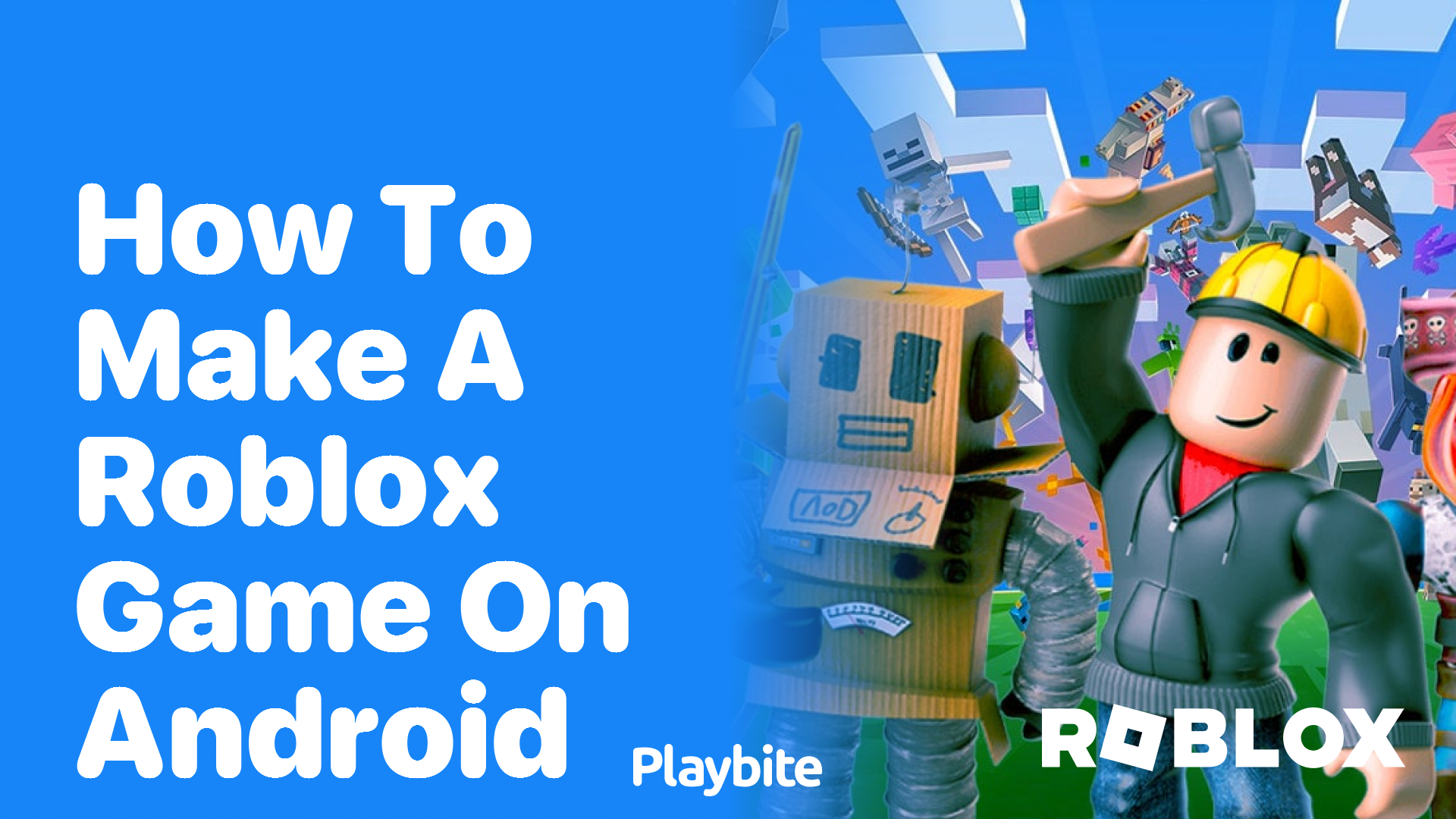 How to Make a Roblox Game on Android - Playbite