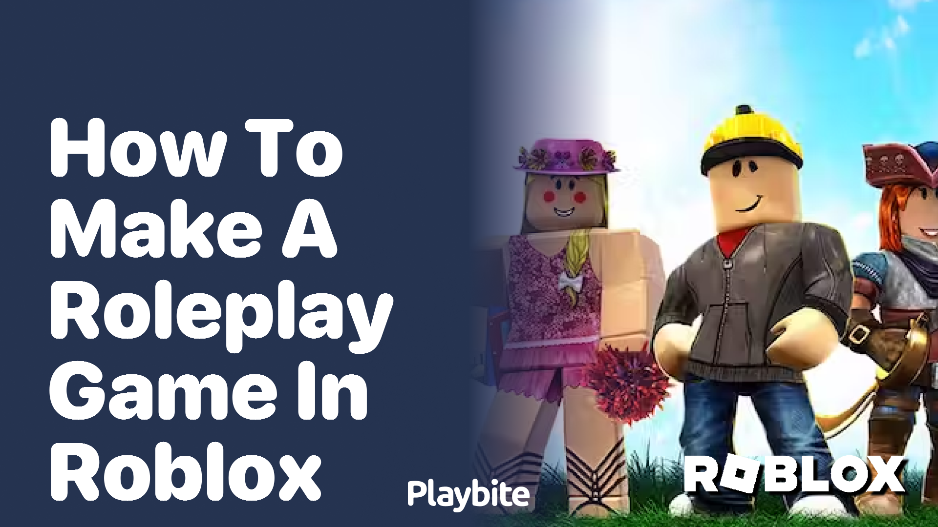 How to Make a Roleplay Game in Roblox - Playbite