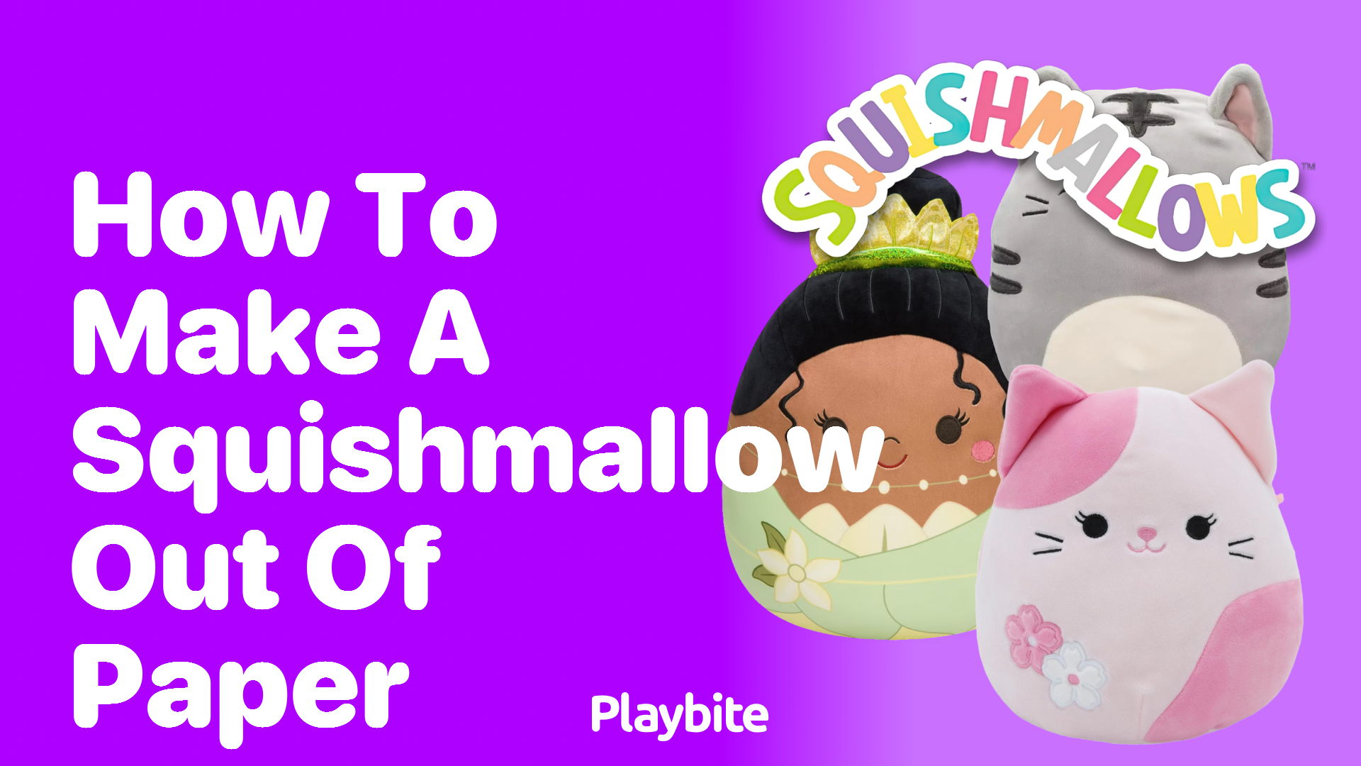 How to Make a Squishmallow Out of Paper