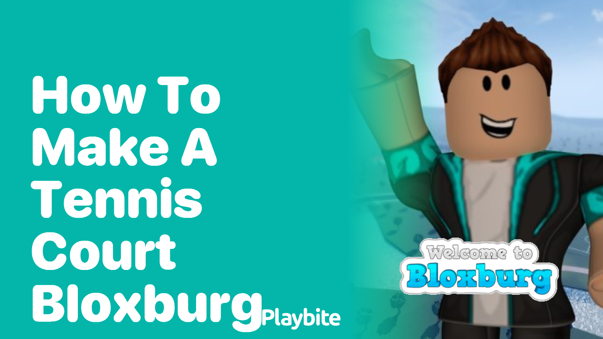 How to Make a Tennis Court in Bloxburg