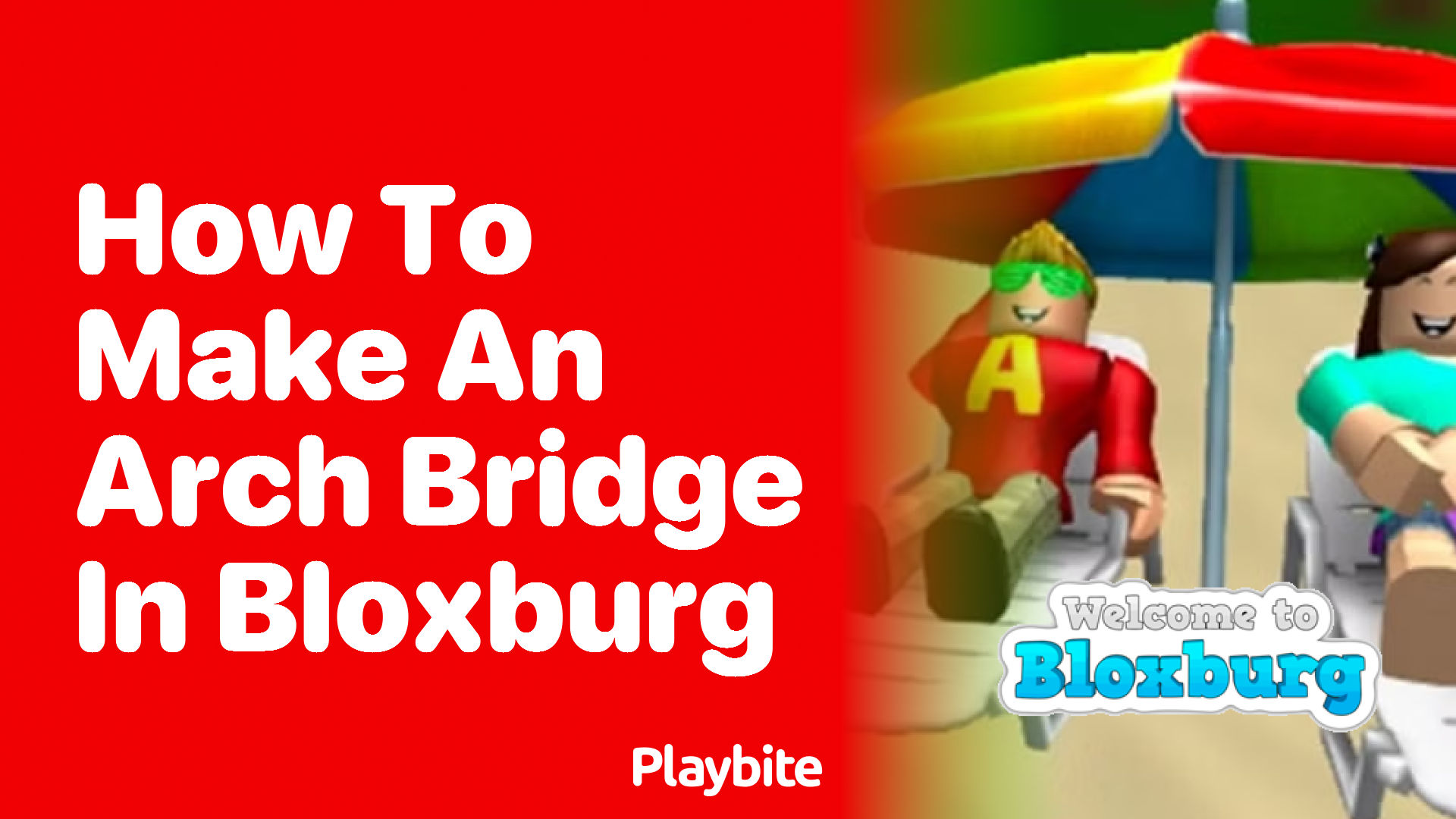 How to Make an Arch Bridge in Bloxburg