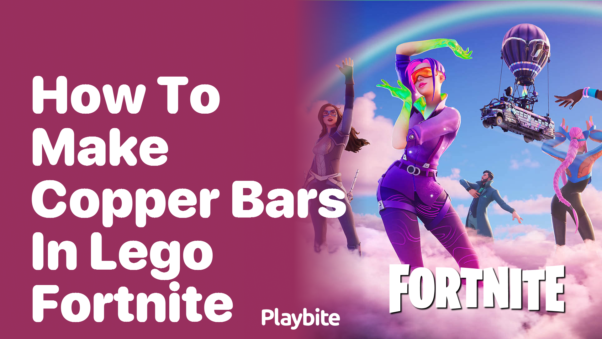 How to Make Copper Bars in Lego Fortnite