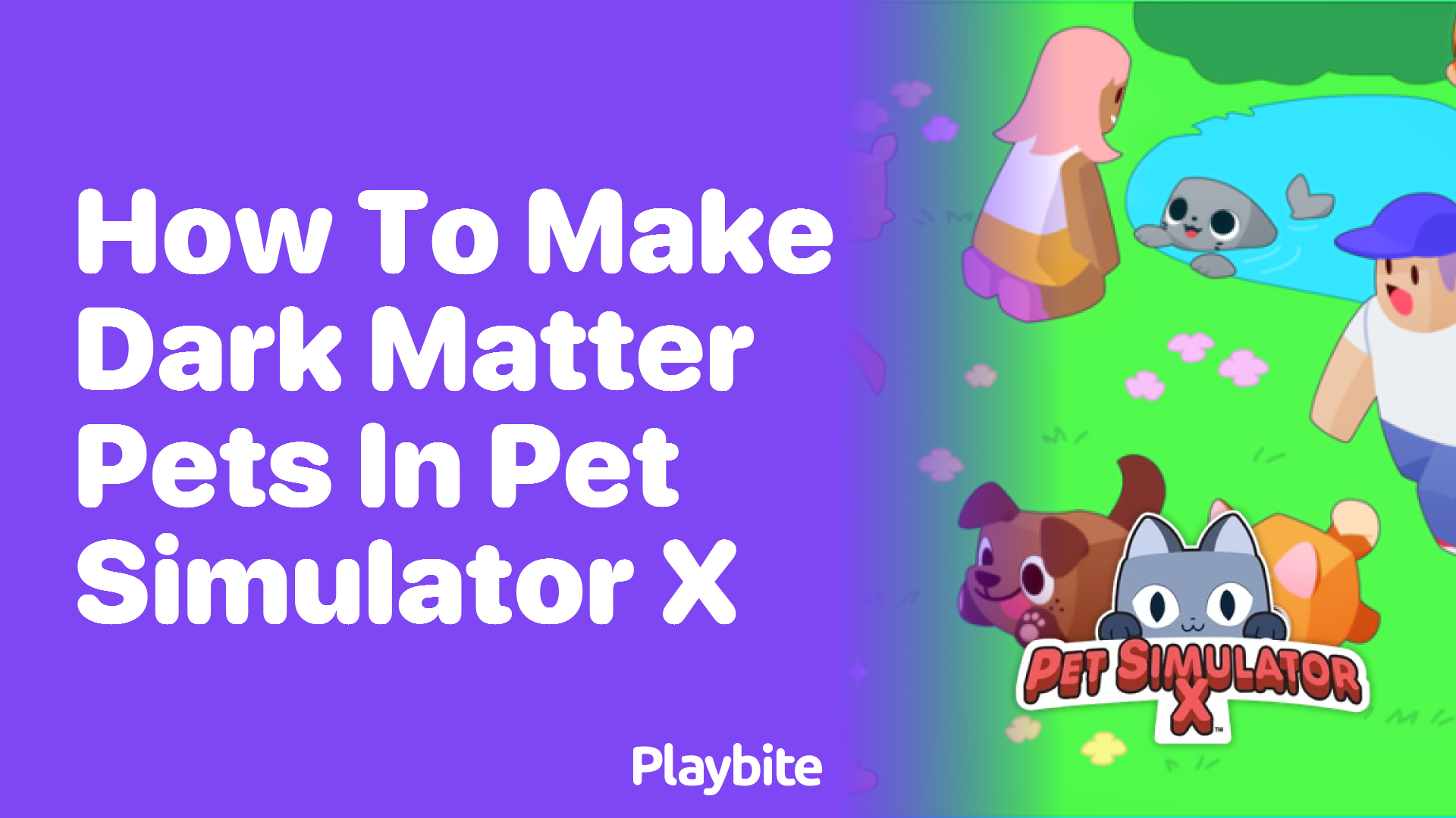 How to Make Dark Matter Pets in Pet Simulator X