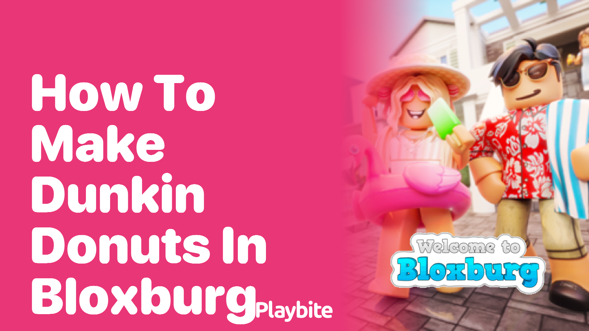 How to Make Dunkin&#8217; Donuts in Bloxburg