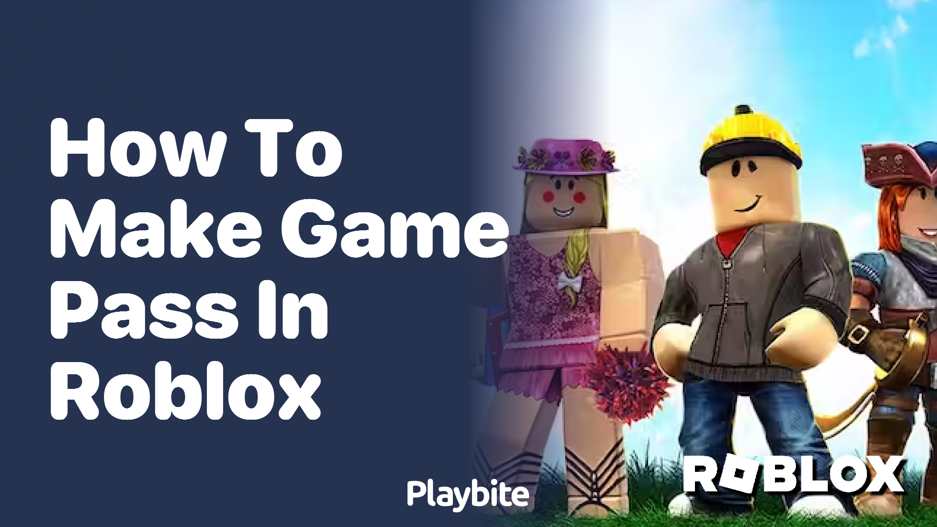 How To Make A Game Pass In Roblox Playbite