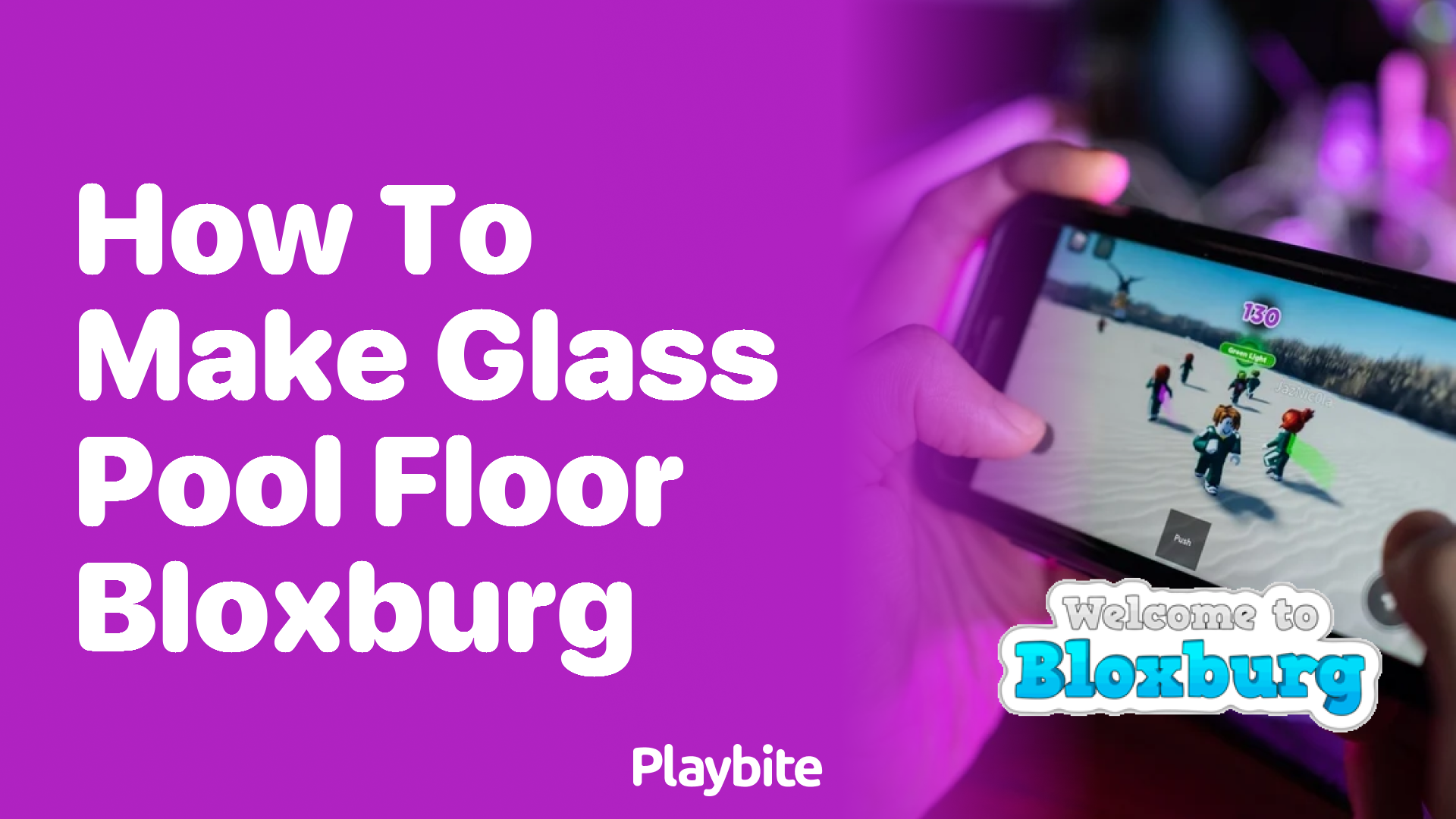 How to Make a Glass Pool Floor in Bloxburg