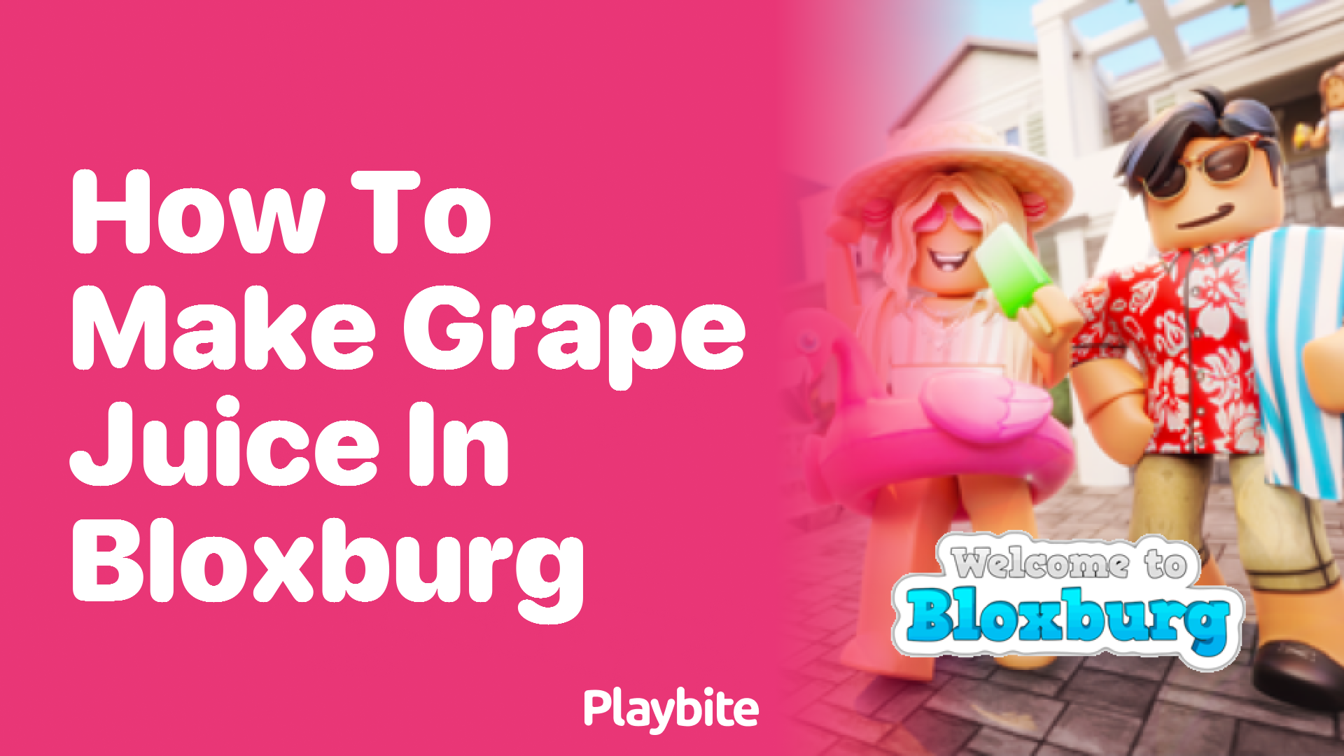 How to Make Grape Juice in Bloxburg