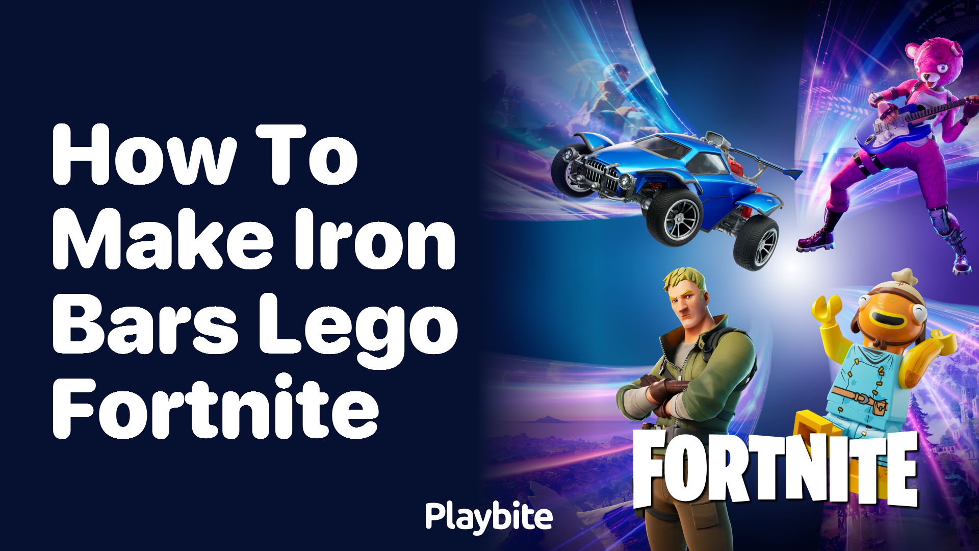 How to Make Iron Bars in Lego Fortnite