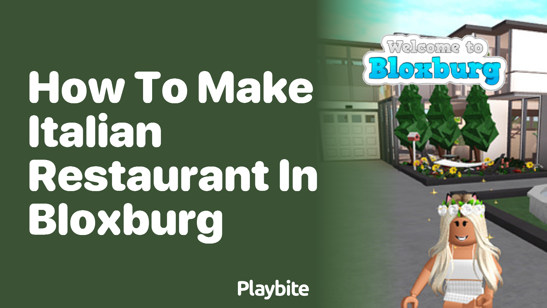 How to Make an Italian Restaurant in Bloxburg