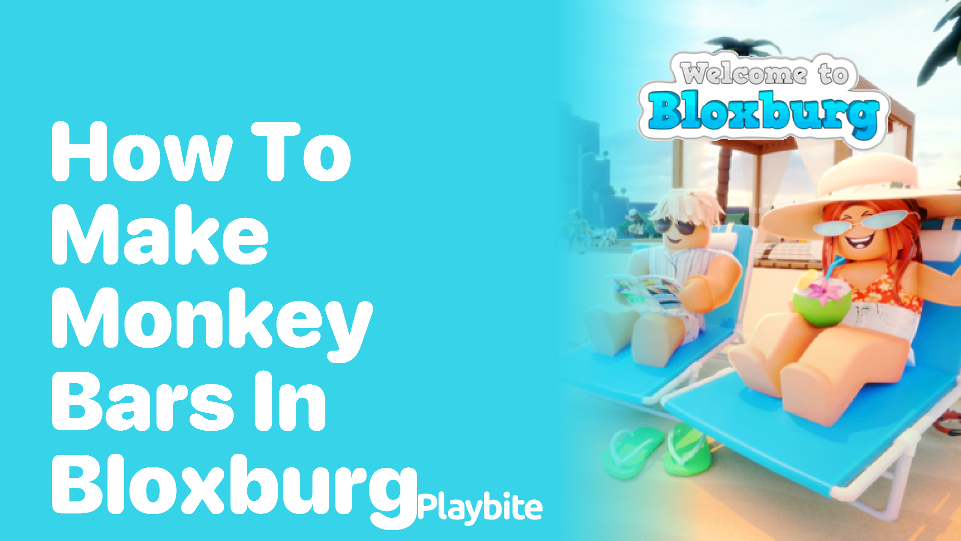 How to Make Monkey Bars in Bloxburg