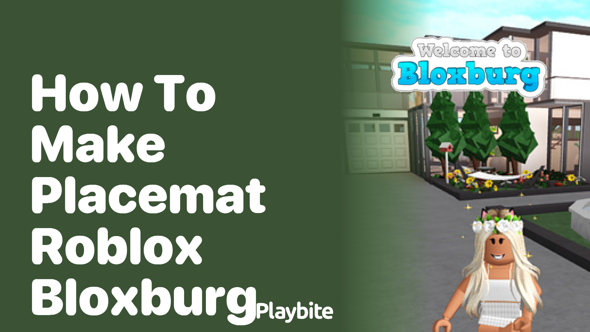 How to Make a Placemat in Roblox Bloxburg