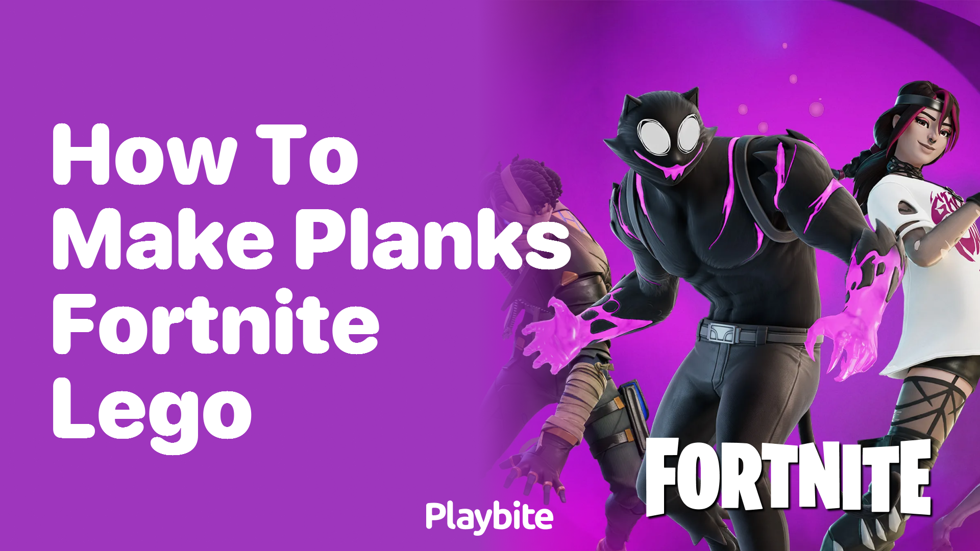 How to Make Planks in Fortnite LEGO