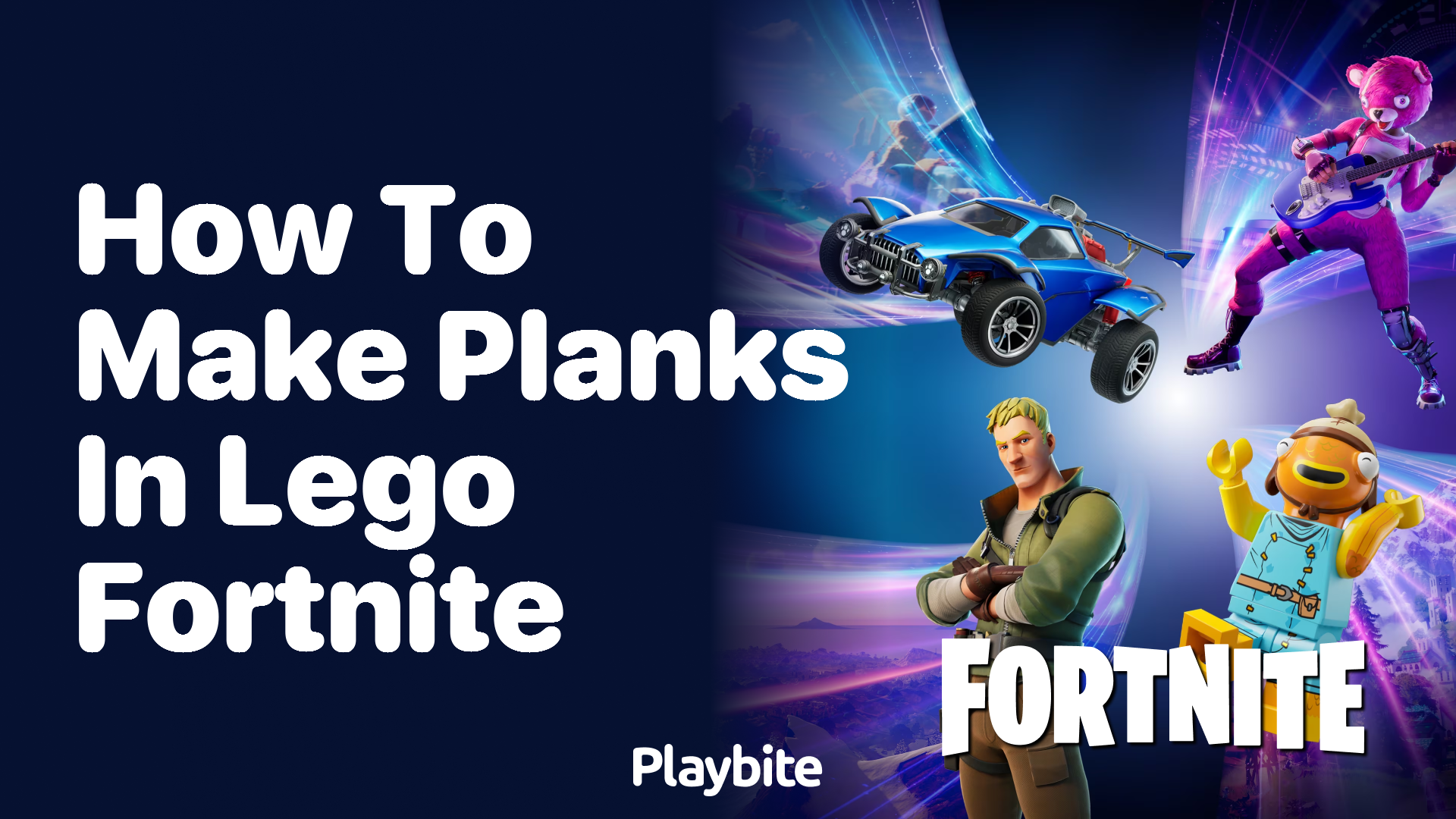 How to Make Planks in LEGO Fortnite