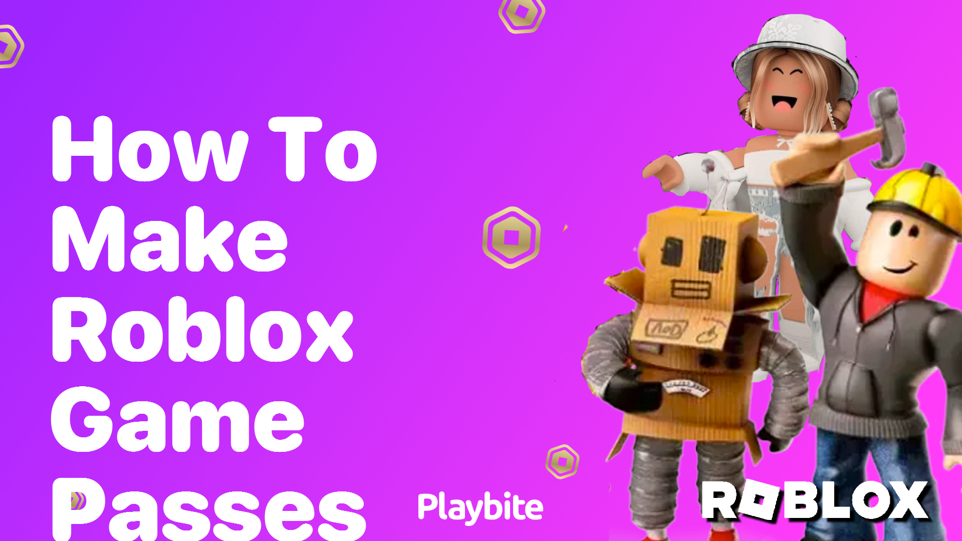 How to Make Game Passes in Roblox