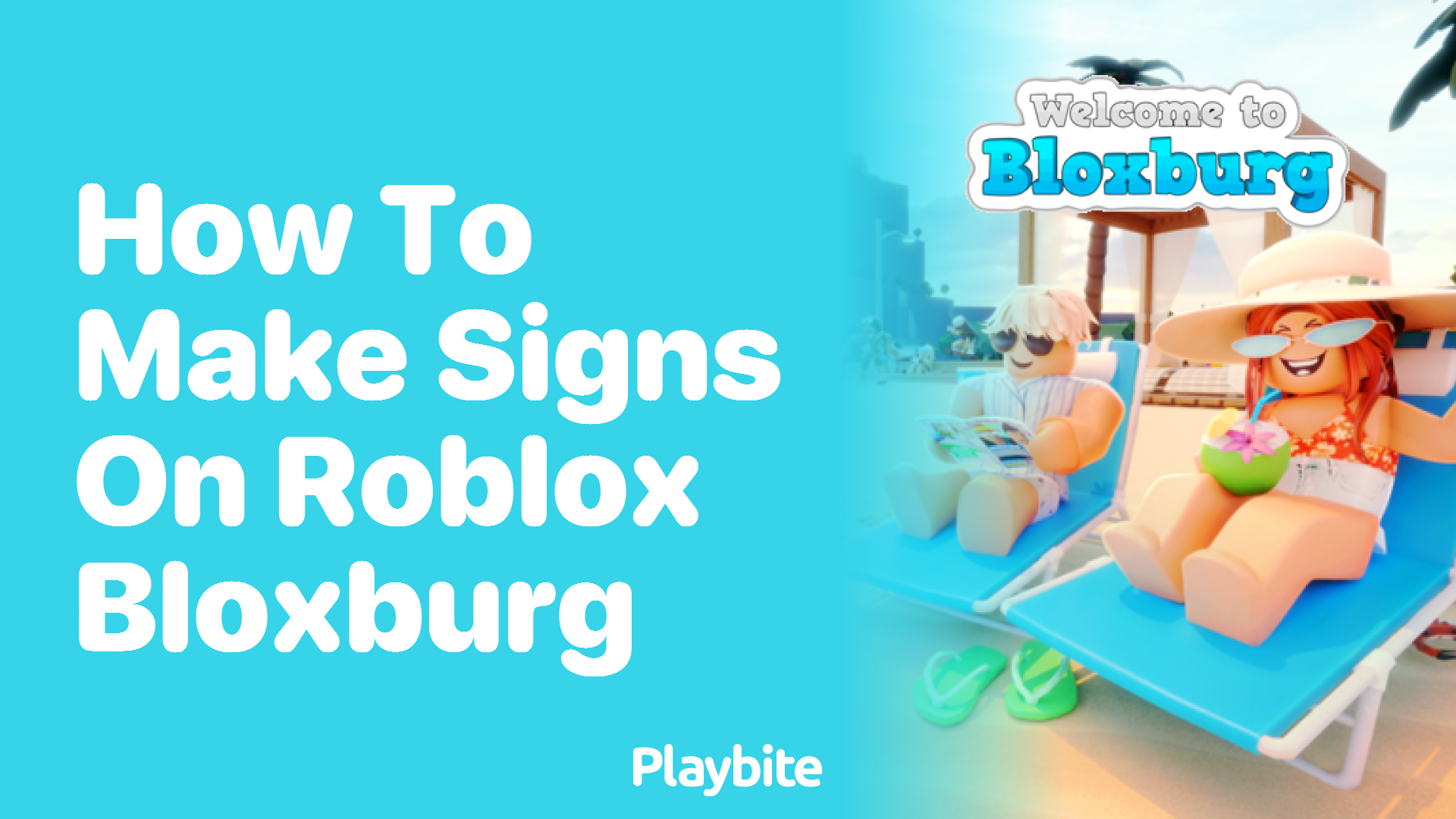 How to Make Signs on Roblox Bloxburg