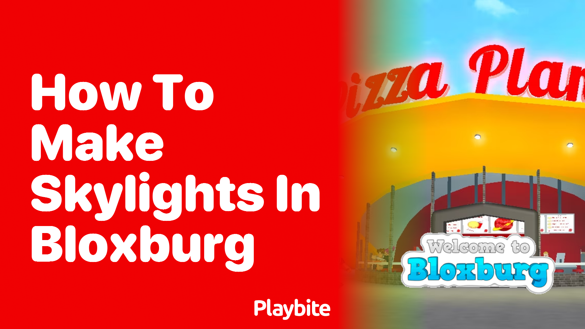 How to Make Skylights in Bloxburg