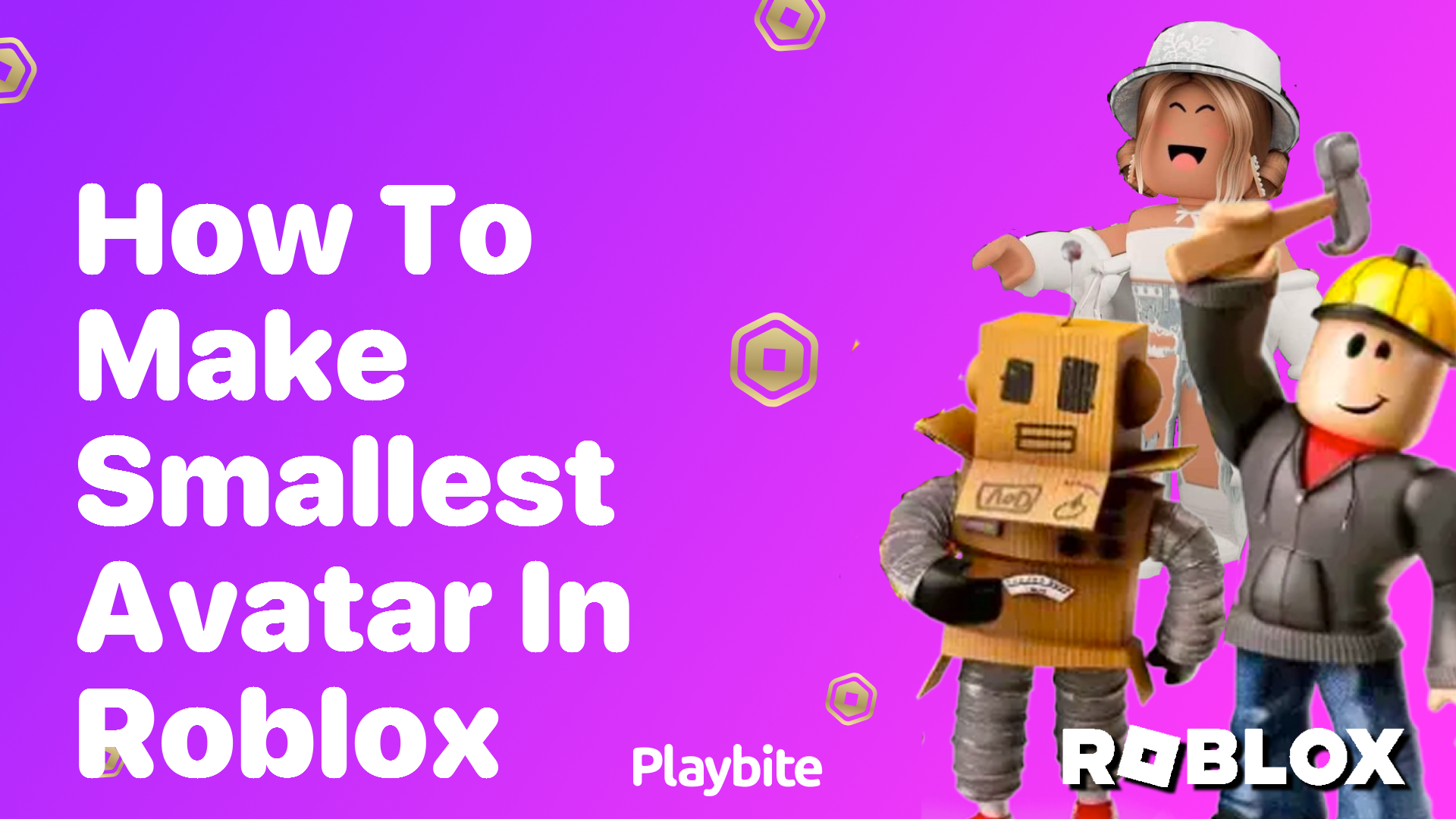 How to Make the Smallest Avatar in Roblox