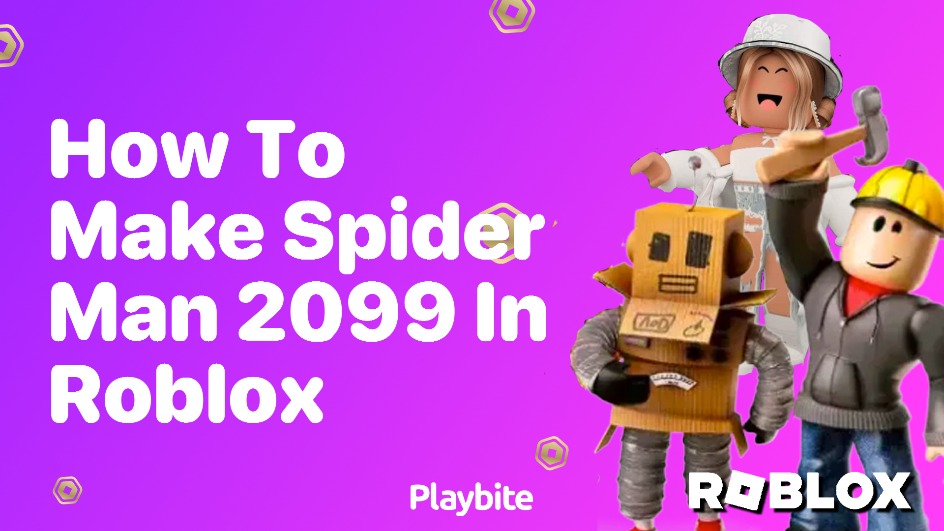 How to Make Spider-Man 2099 in Roblox