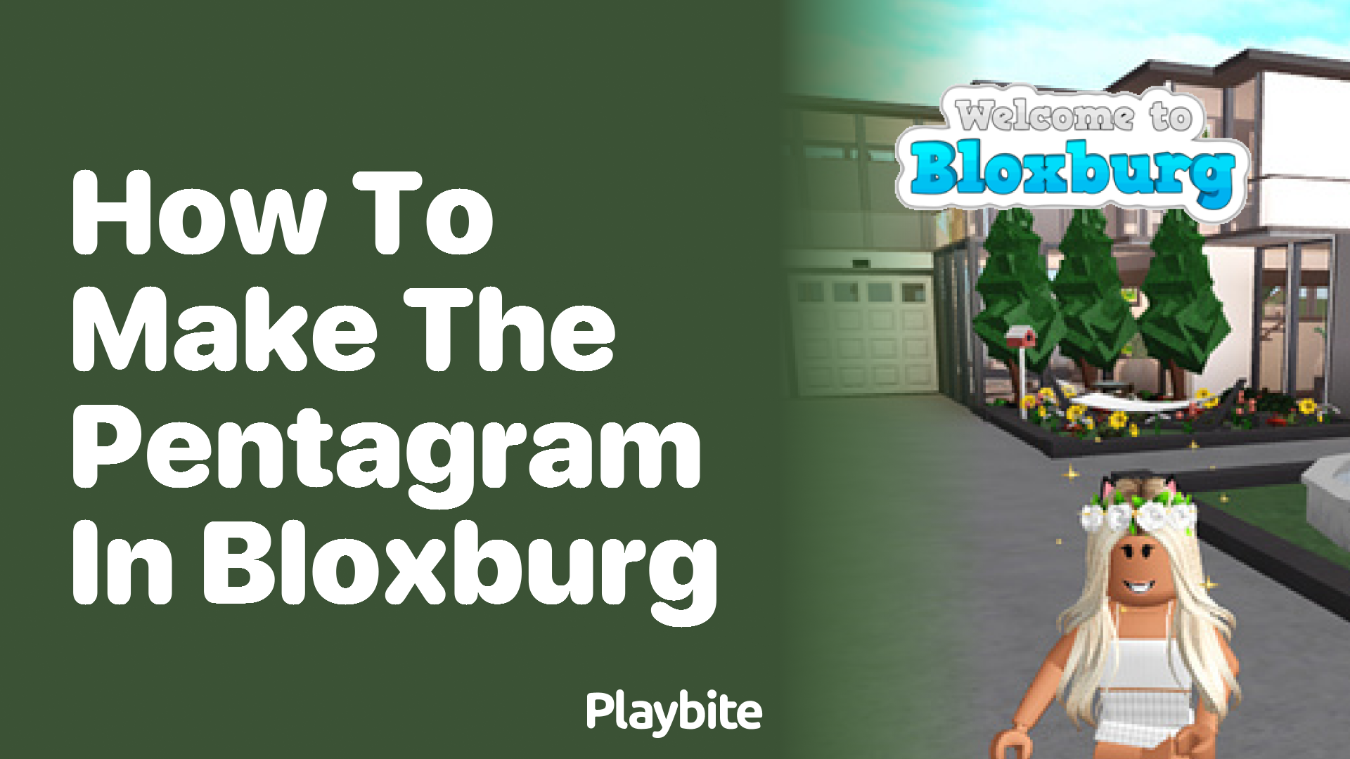 How to Make the Pentagram in Bloxburg