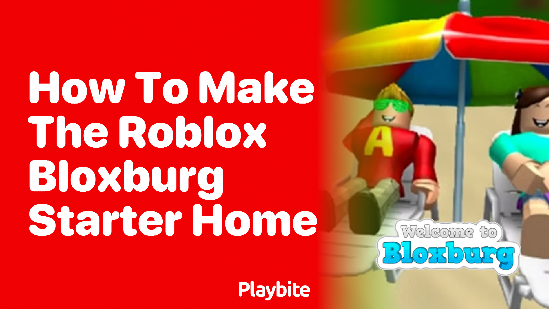 How to Make the Roblox Bloxburg Starter Home