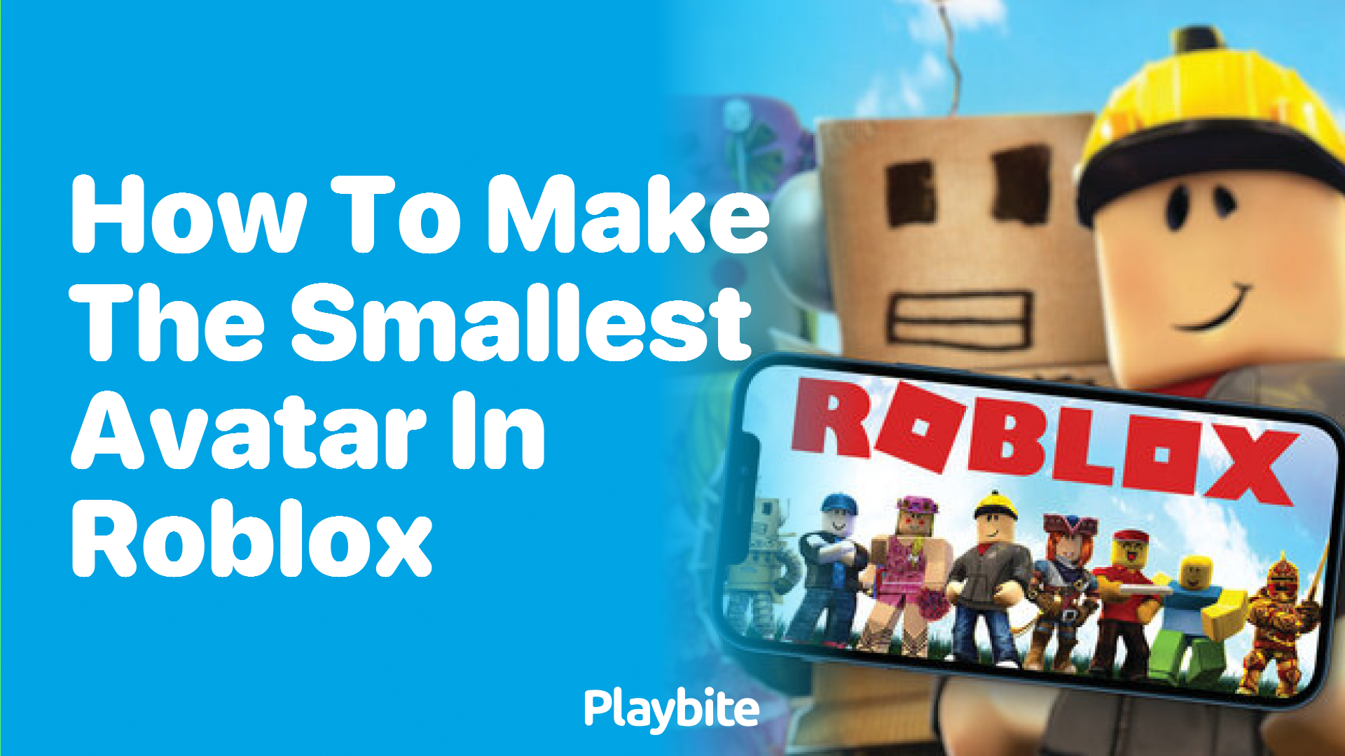 How to Make the Smallest Avatar in Roblox