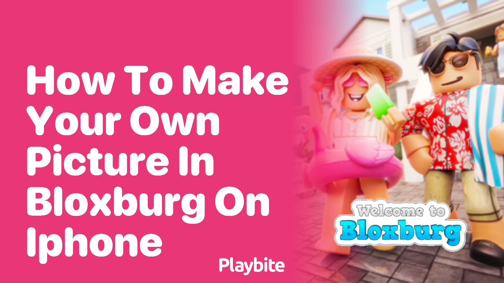 How to Make Your Own Picture in Bloxburg on iPhone