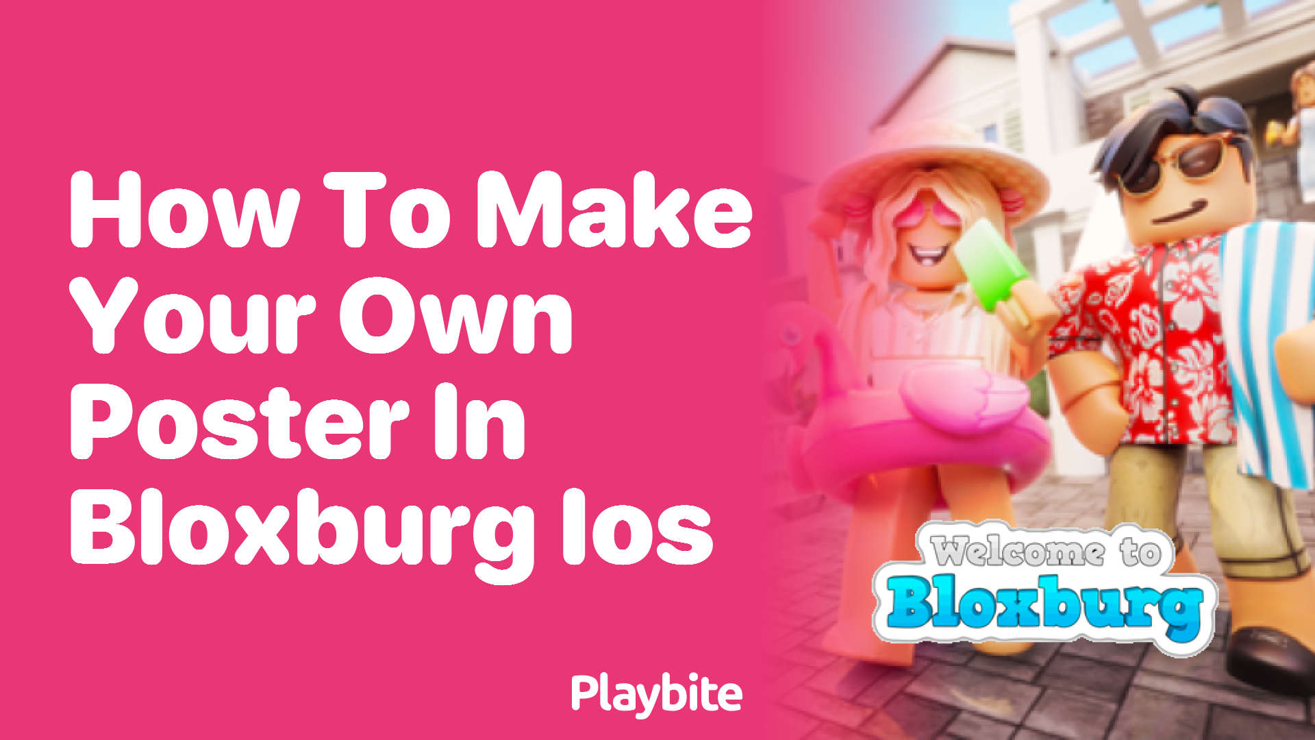 How to Create Your Own Poster in Bloxburg on iOS Devices